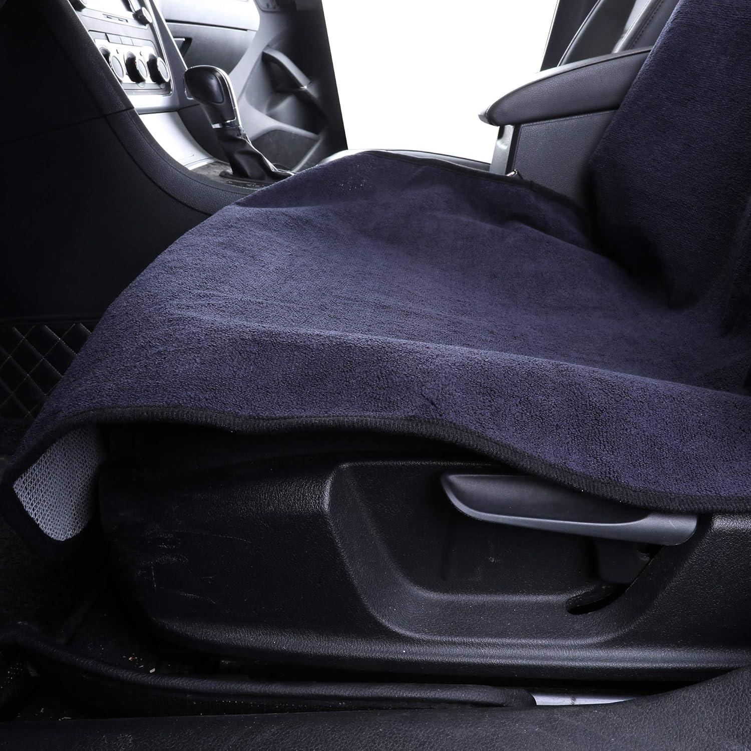 Funda de Asiento de Toalla HEHA Universal Delantera Azul