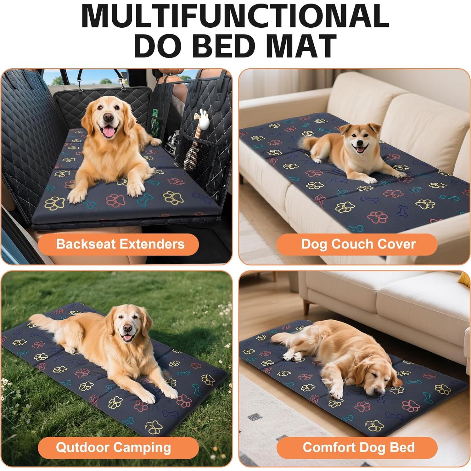 Protector de Asiento para Perros Pawvitality Gris 129.5x59.7cm