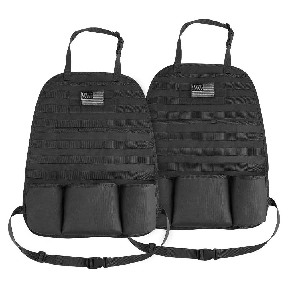 Organizador de Respaldo de Asiento JoyTutus Molle Negro 2 Piezas