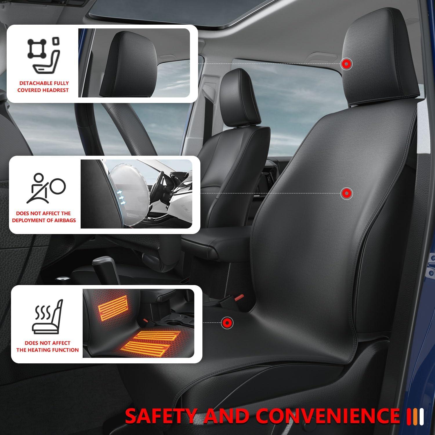 Funda de Asiento de Coche PTYYDS Neopreno Negro 2011-2024 Toyota 4Runner