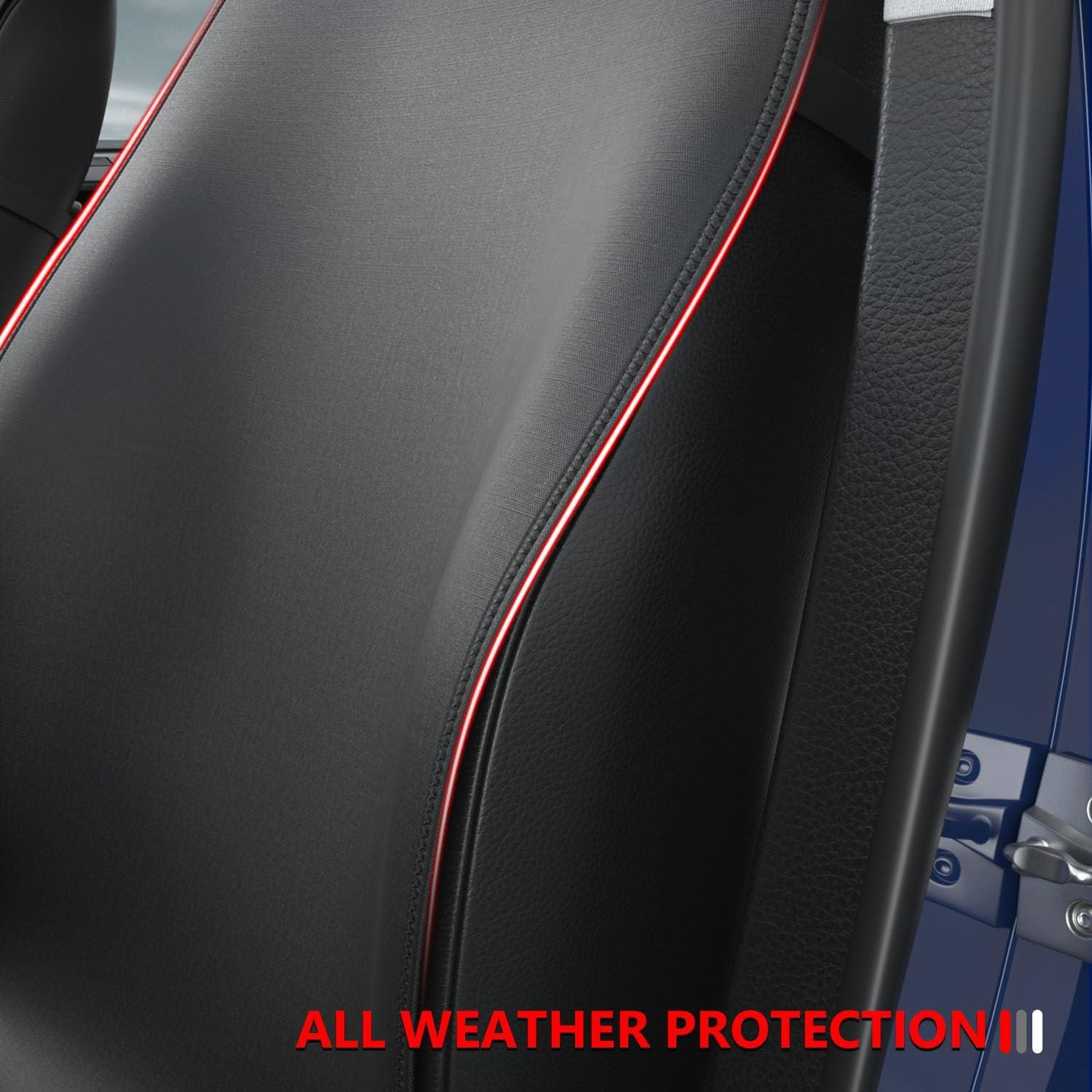 Funda de Asiento de Coche PTYYDS Neopreno Negro 2011-2024 Toyota 4Runner