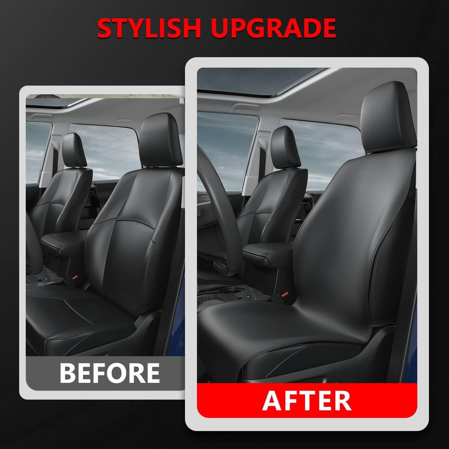 Funda de Asiento de Coche PTYYDS Neopreno Negro 2011-2024 Toyota 4Runner