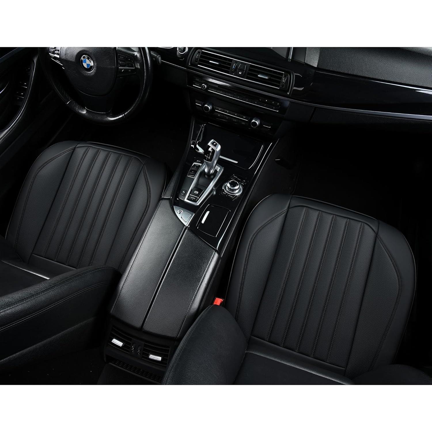 Funda de Asiento de Coche BWTJF Negra Universal 2 Piezas