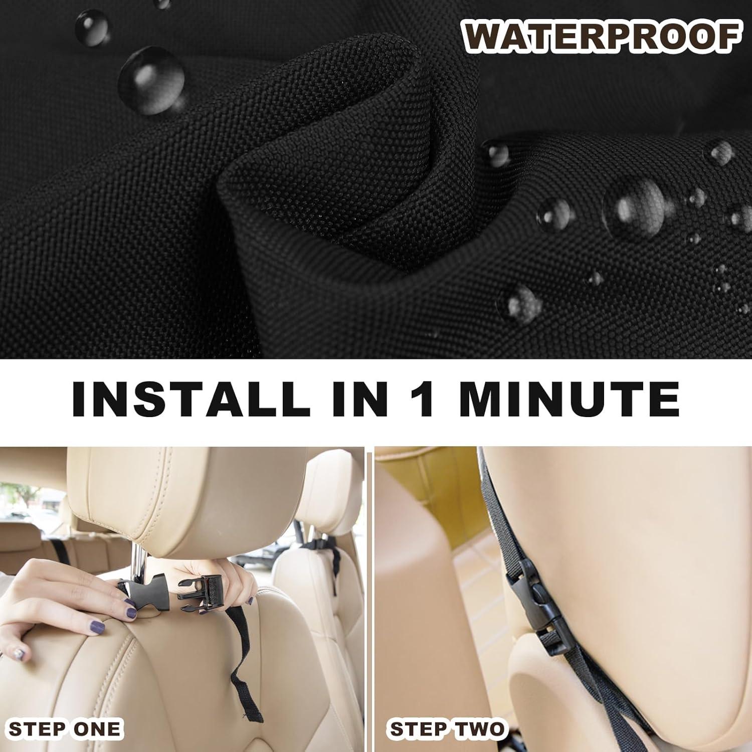 Organizador de Asiento Trasero Zecirl con Soporte para Tableta 6 Bolsillos