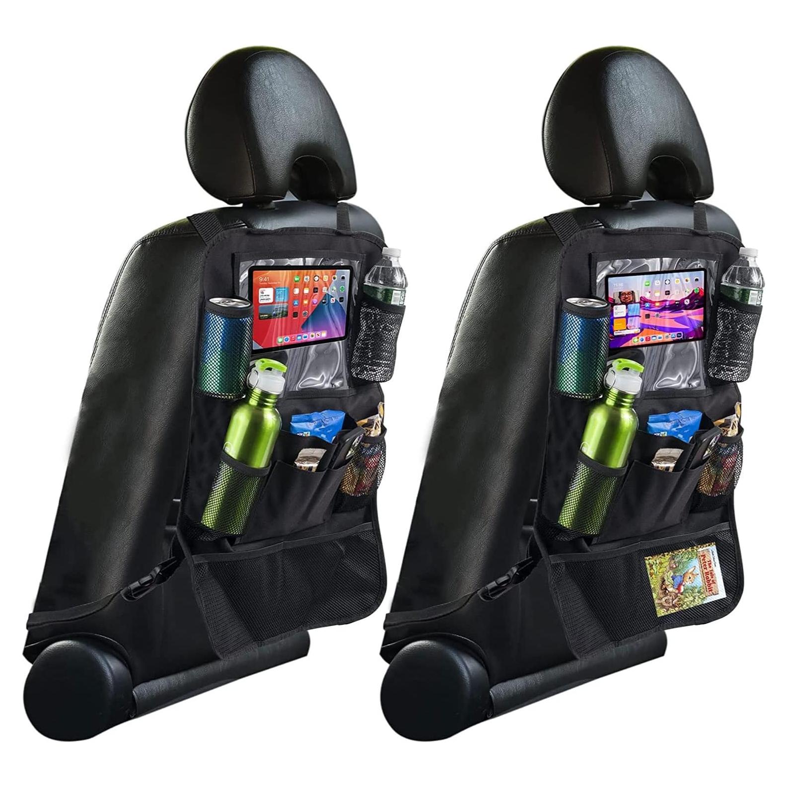 Organizador de Asiento Trasero Trail Maker 7096s Negro 10 Bolsillos