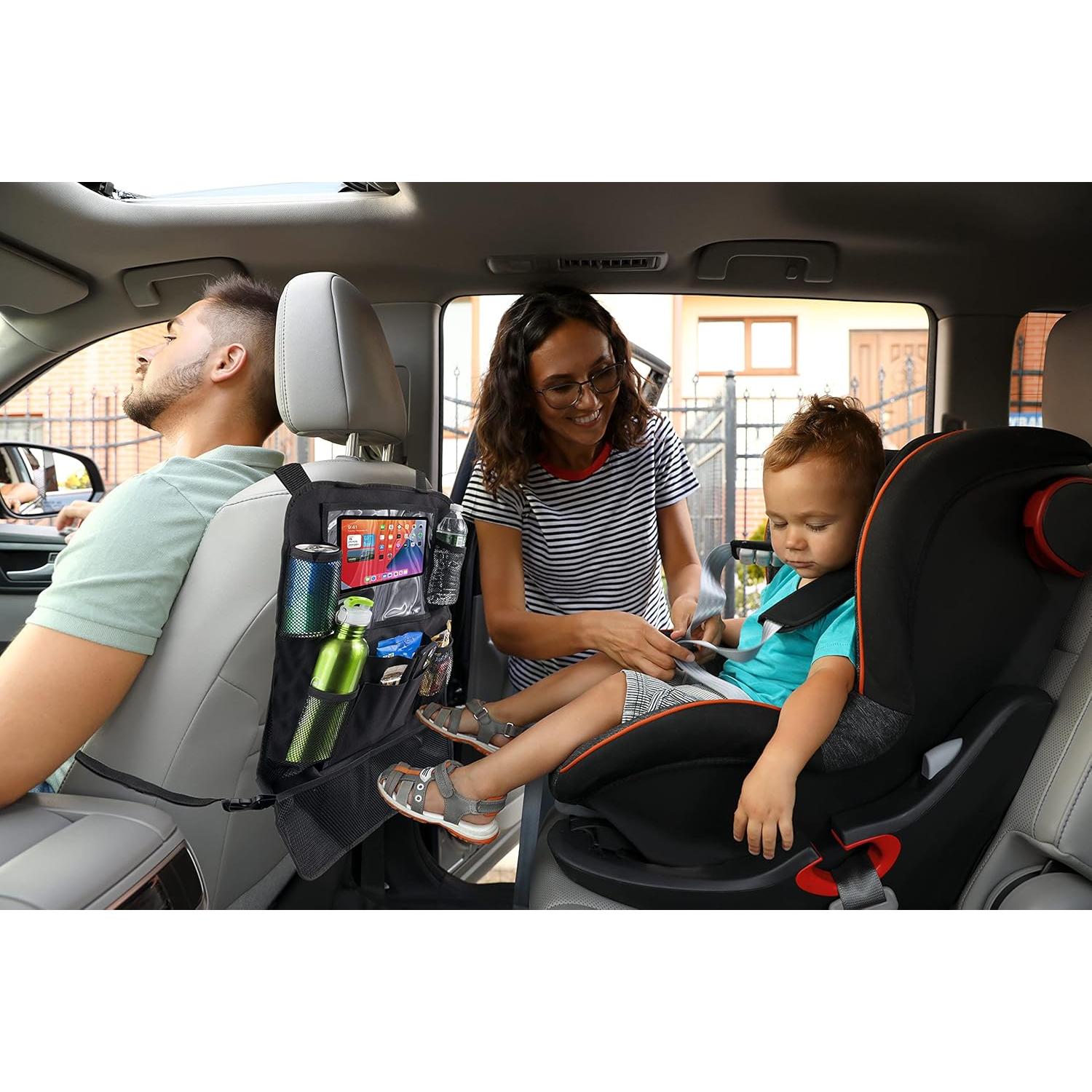 Organizador de Asiento Trasero Trail Maker 7096s Negro 10 Bolsillos