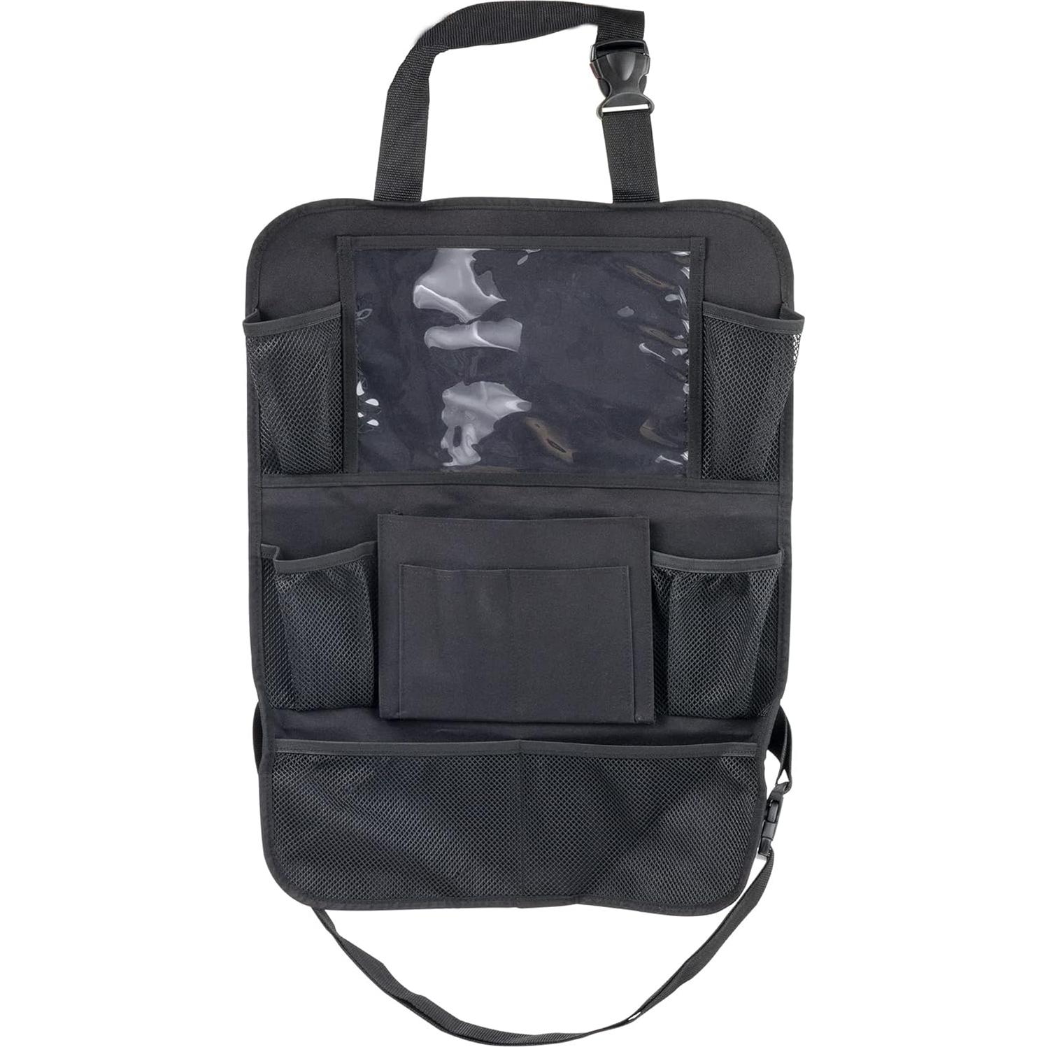 Organizador de Asiento Trasero Trail Maker 7096s Negro 10 Bolsillos