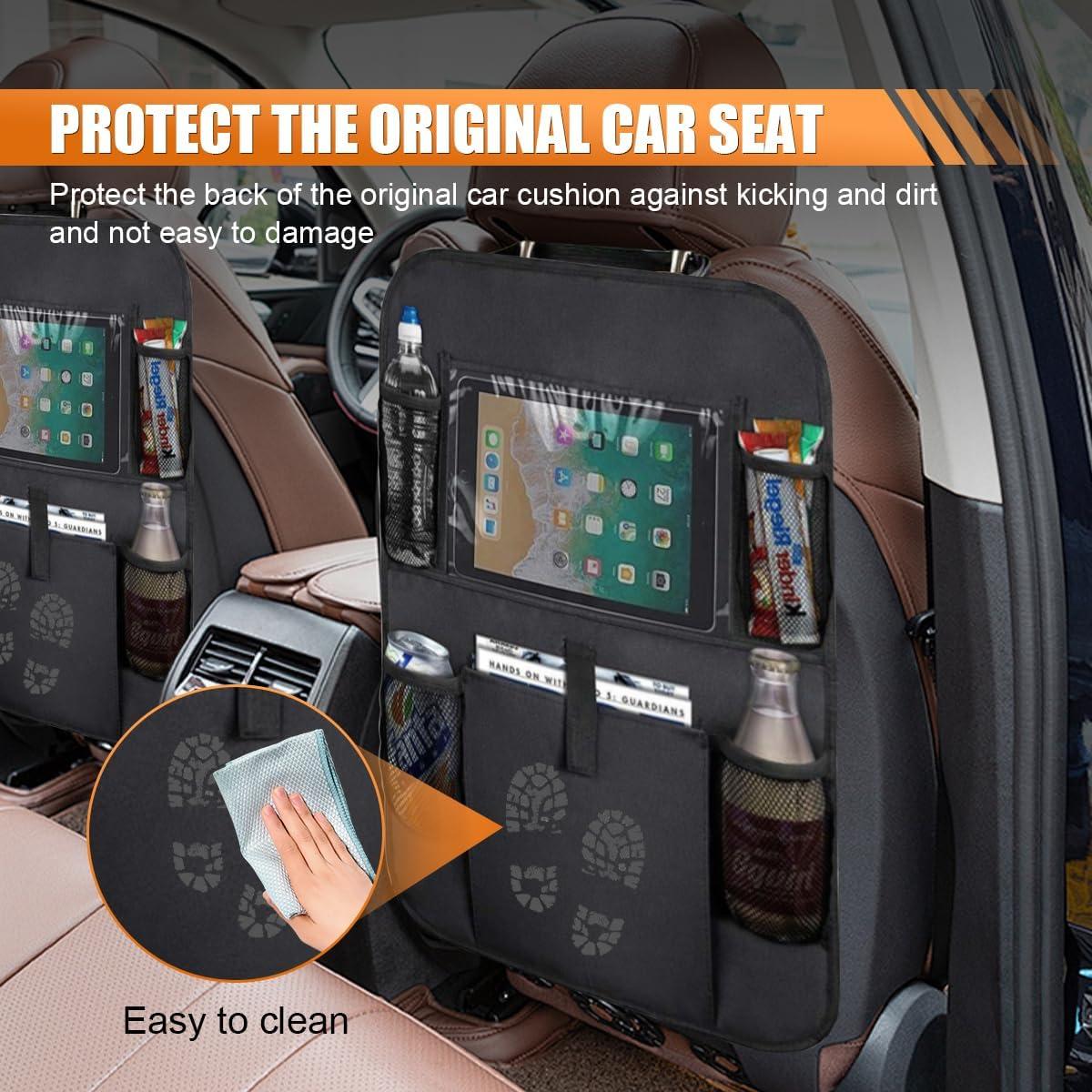 Organizador de Asiento Trasero de Coche GAOLAOSY Negro 61.5x40.9cm