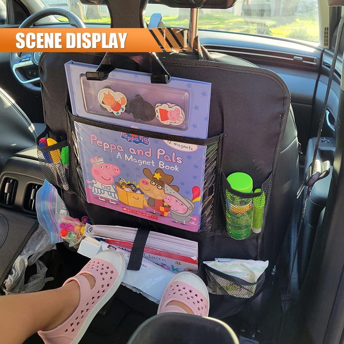 Organizador de Asiento Trasero de Coche GAOLAOSY Negro 61.5x40.9cm