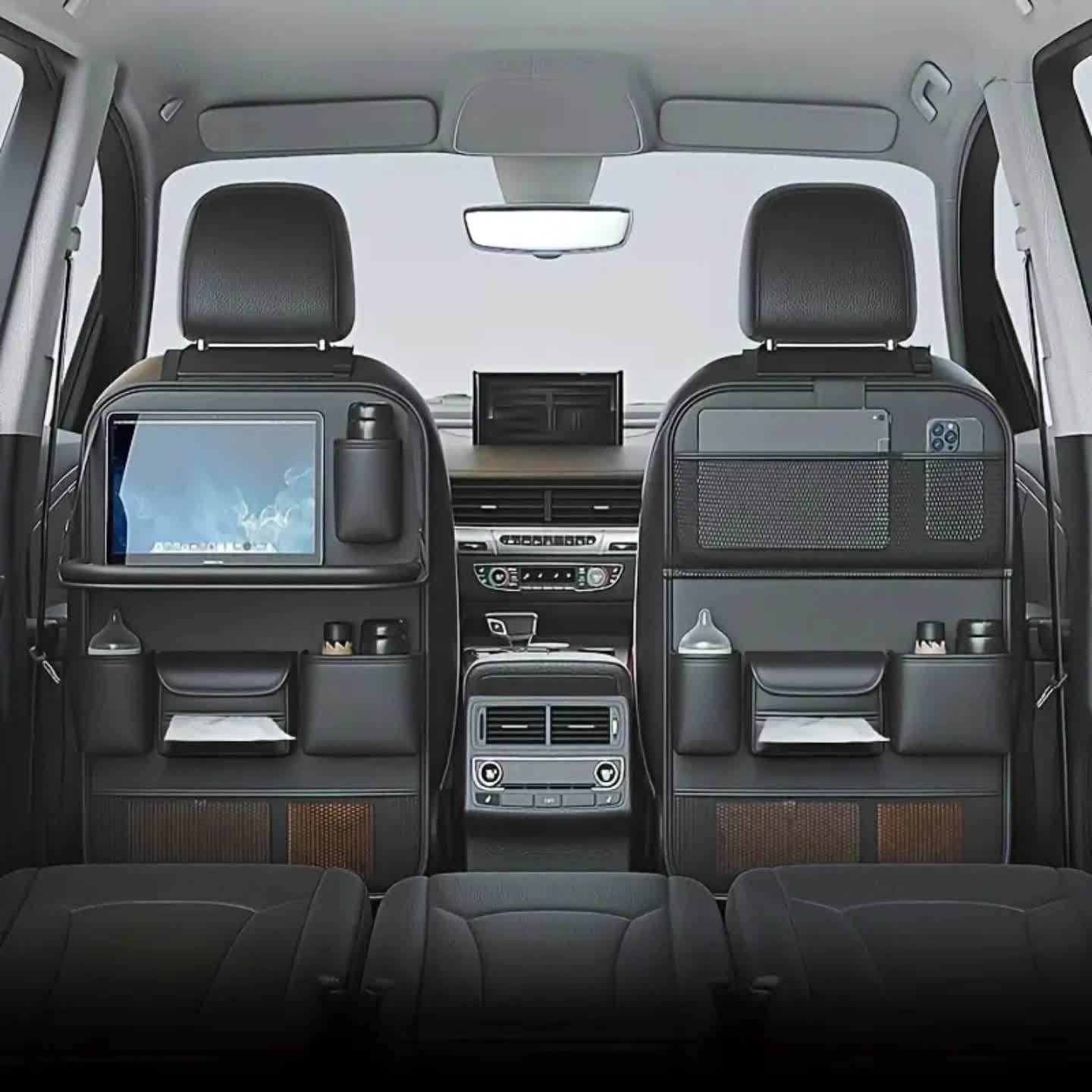 Organizador de Asiento Trasero Mautopily con Bandeja Plegable