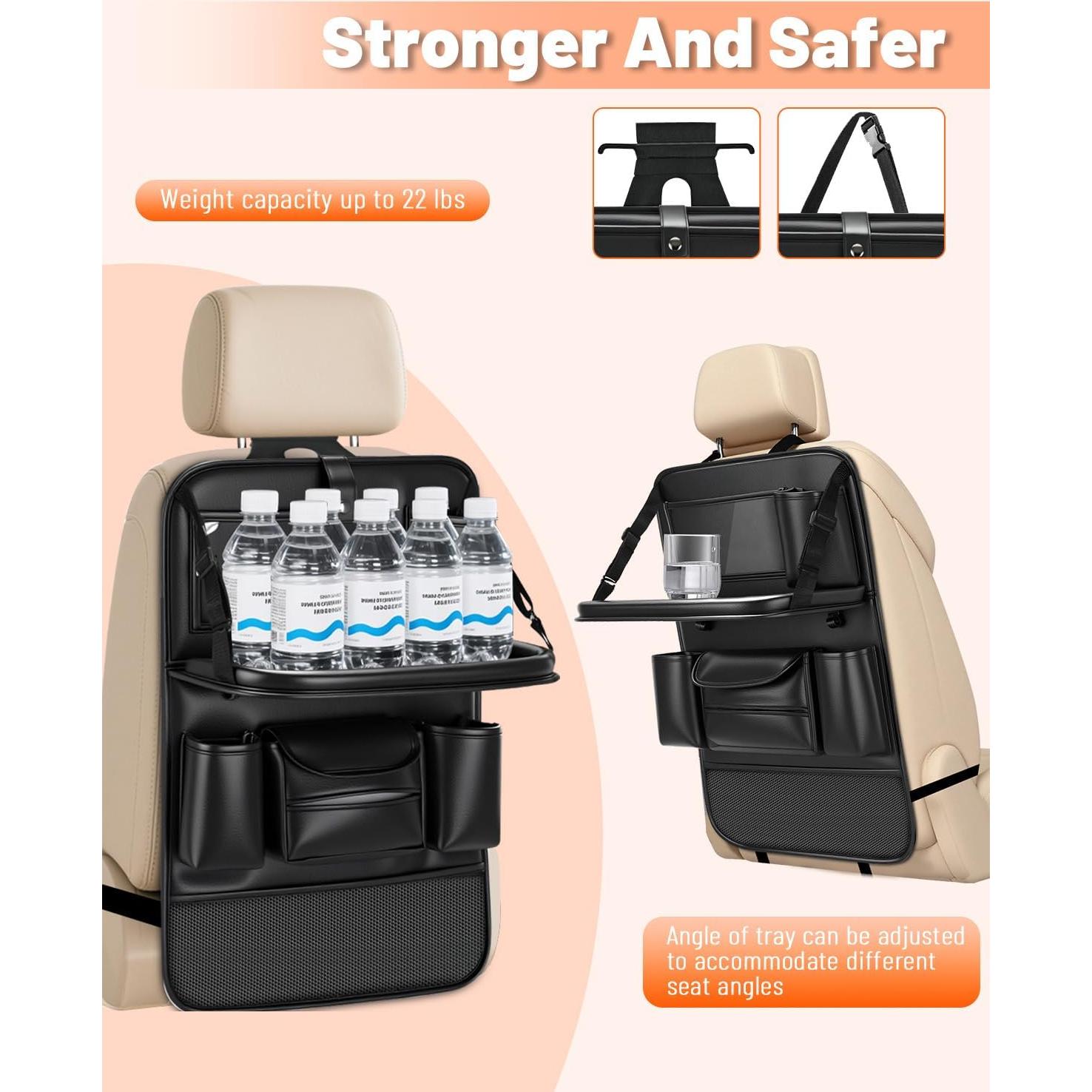 Organizador de Asiento Trasero de Coche Sino Salected, 8 Bolsillos