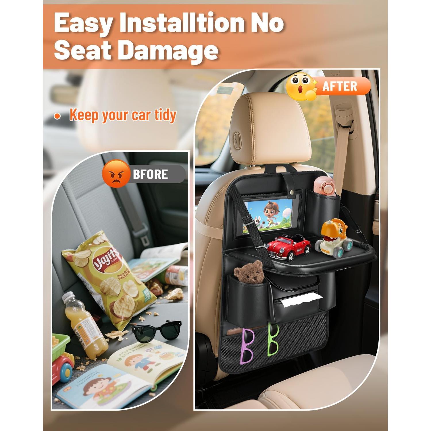 Organizador de Asiento Trasero de Coche Sino Salected, 8 Bolsillos