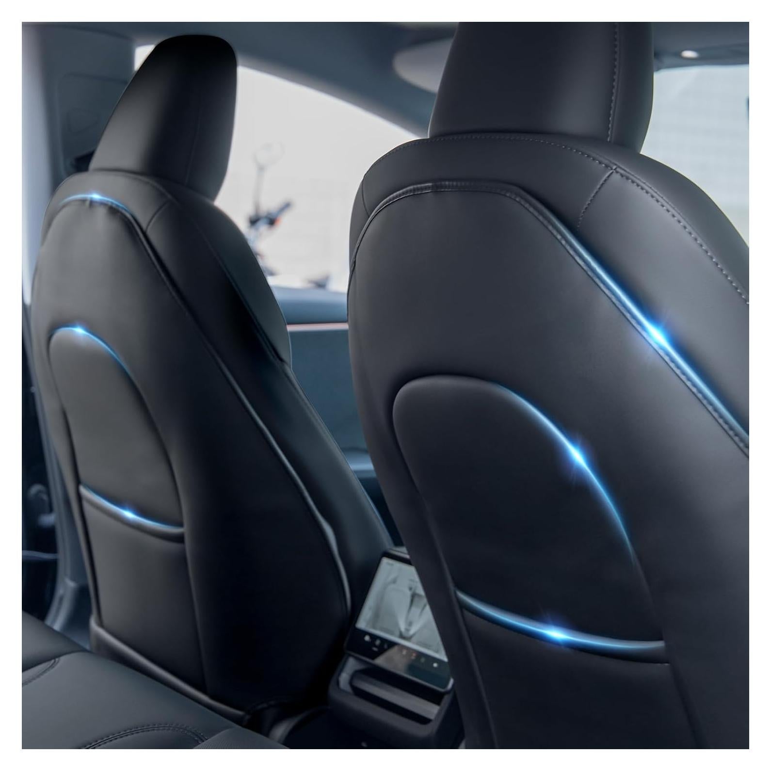 Protector de respaldo de asiento Vnkesno para Tesla Model Y/3 - Set de 2