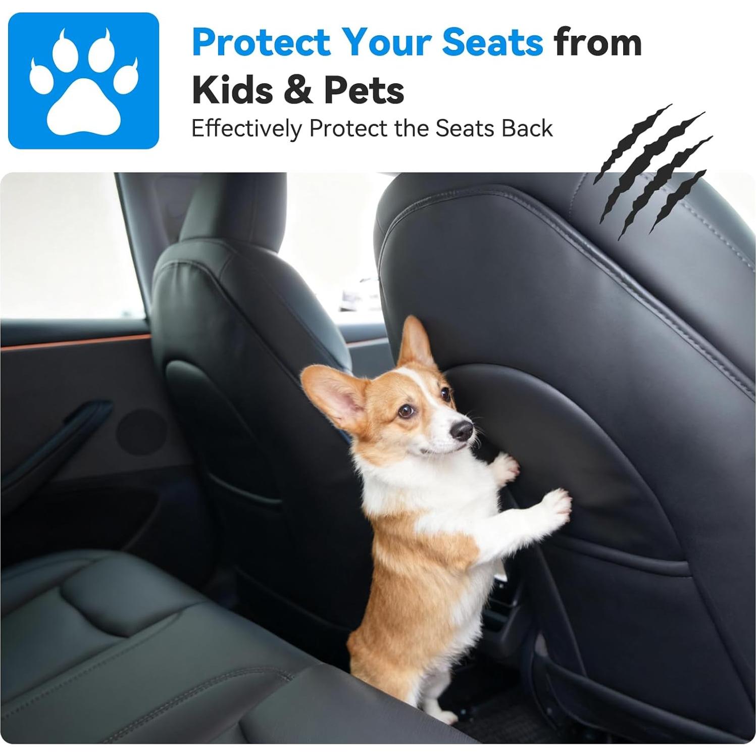 Protector de respaldo de asiento Vnkesno para Tesla Model Y/3 - Set de 2