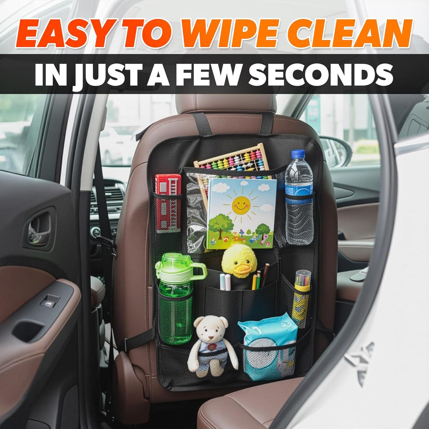 Organizador de Asiento Trasero para Auto SVICHOCHKA - 2 Pcs, 59.4x40.6 cm, 9 Bolsillos