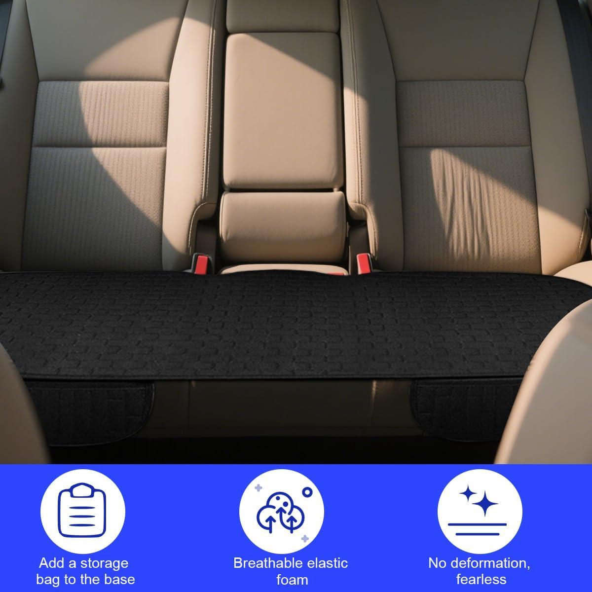 Funda de Asiento Trasero de Coche Osilly Negra Ajuste Universal