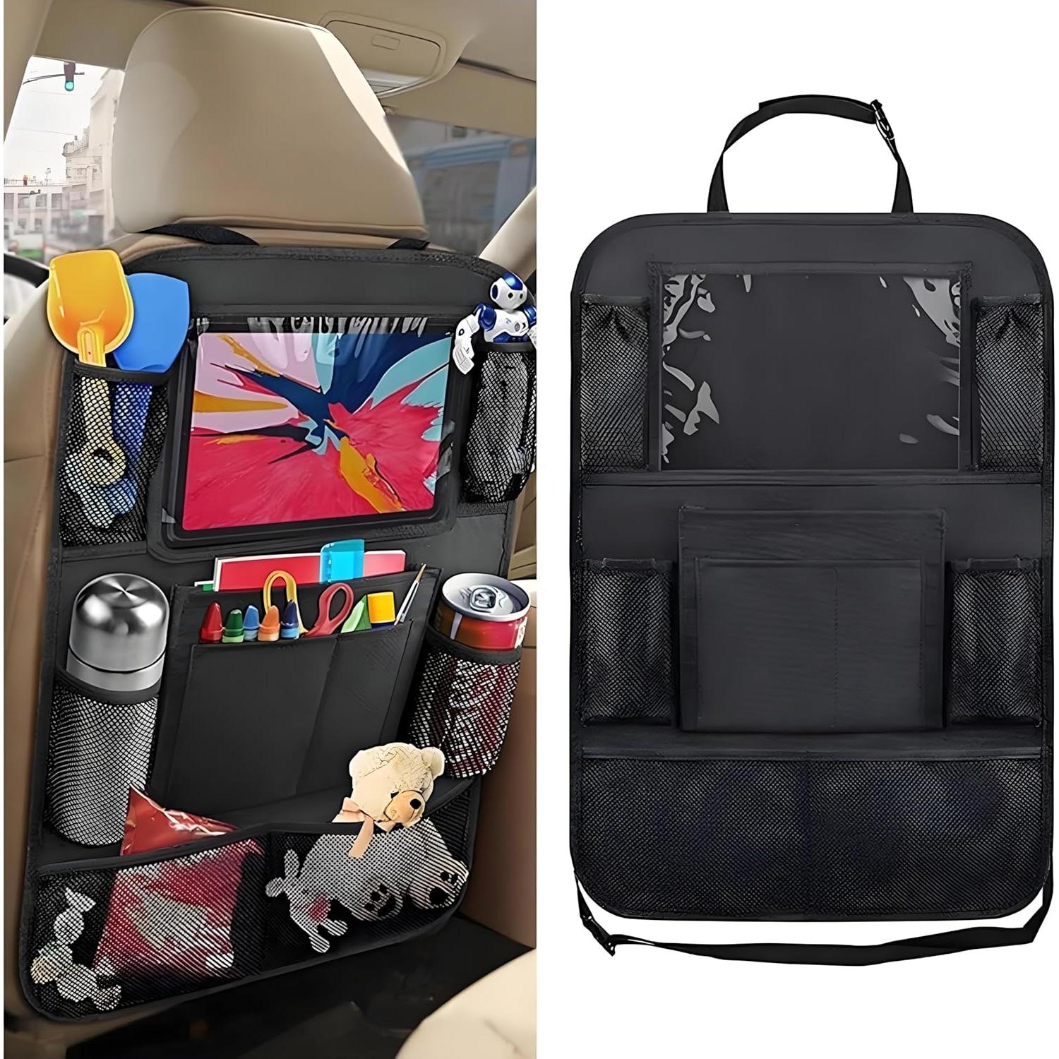 Organizador de Asiento de Coche Myourparts Negro 8 Bolsillos