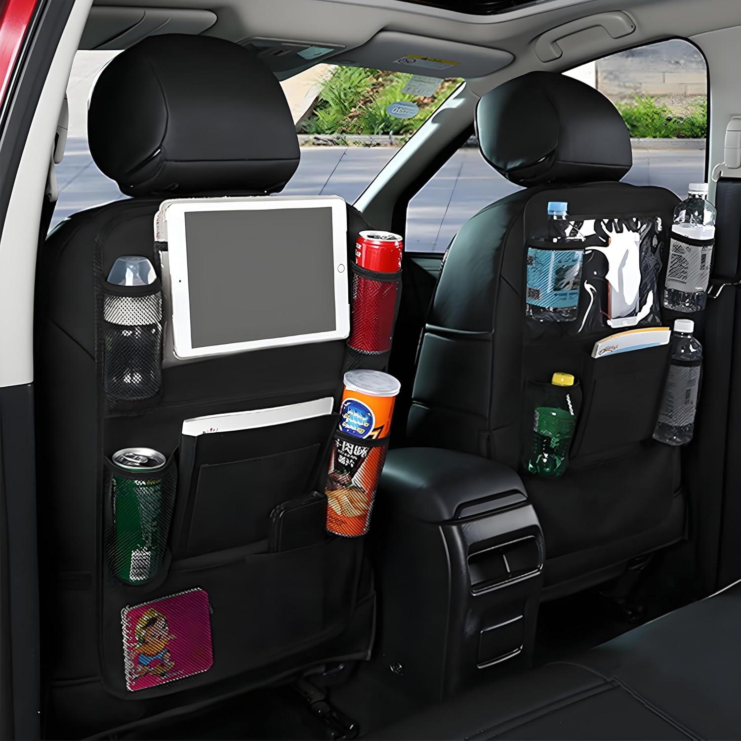 Organizador de Asiento de Coche Myourparts Negro 8 Bolsillos