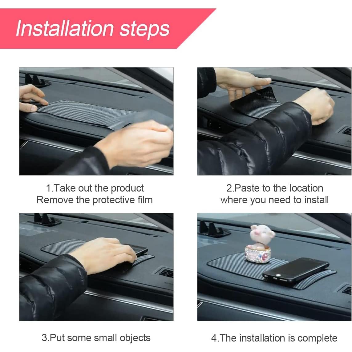 Alfombrilla Antideslizante BLAU GRUN 39.9x19.8cm para Auto