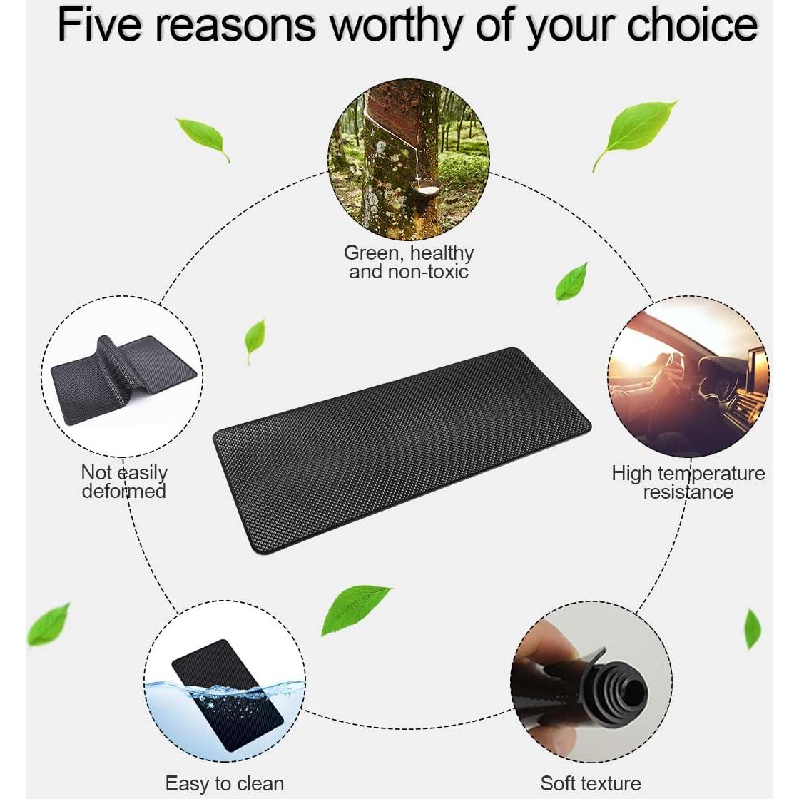 Alfombrilla Antideslizante BLAU GRUN 39.9x19.8cm para Auto