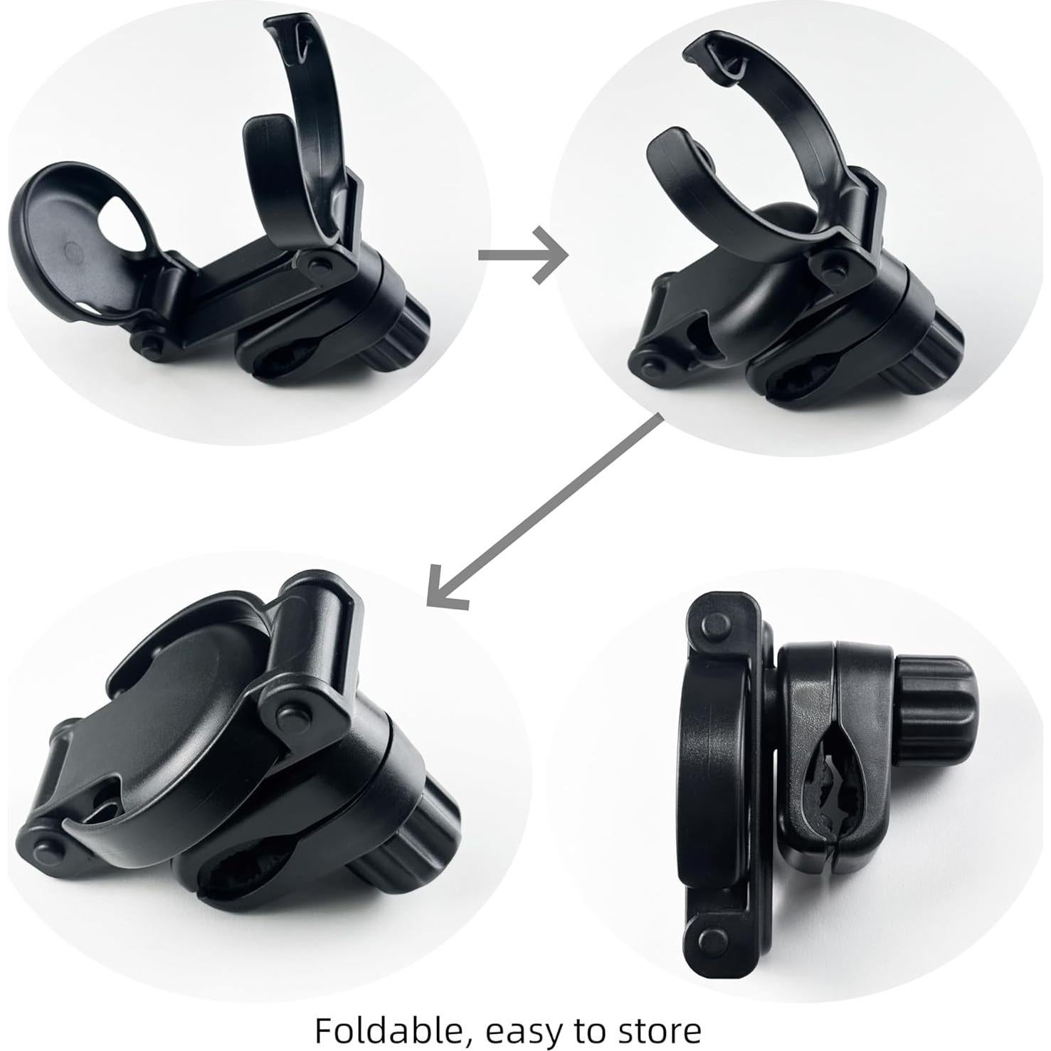 Soporte Plegable para Vaso Ezkindheit EZ-CUPHOLDER Negro