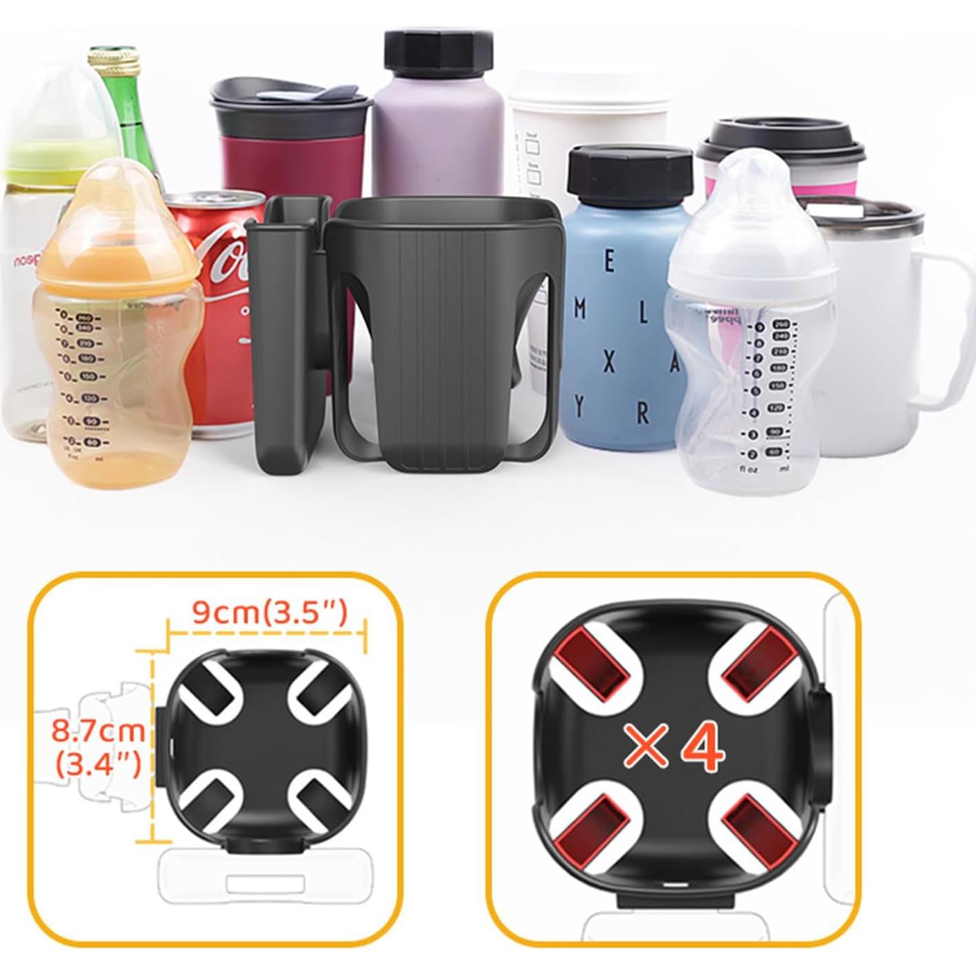 Soporte Universal para Tazas y Teléfonos WedFeir 2-en-1 Ajustable