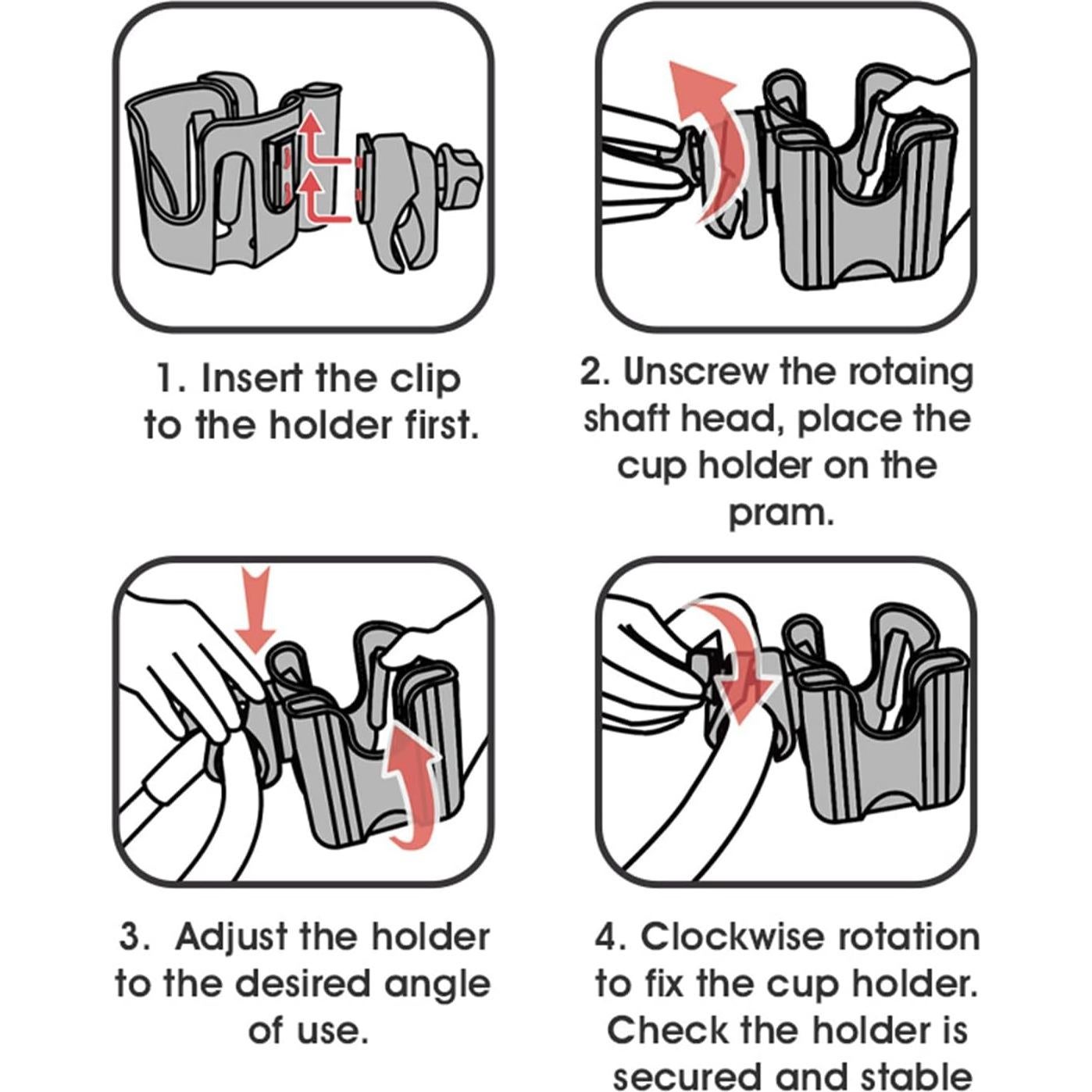 Soporte Universal para Tazas y Teléfonos WedFeir 2-en-1 Ajustable