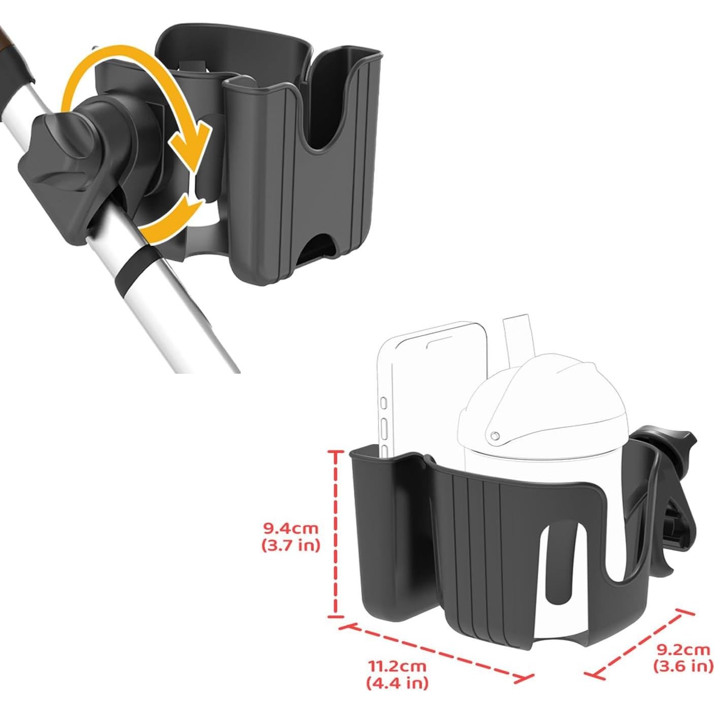 Soporte Universal para Tazas y Teléfonos WedFeir 2-en-1 Ajustable