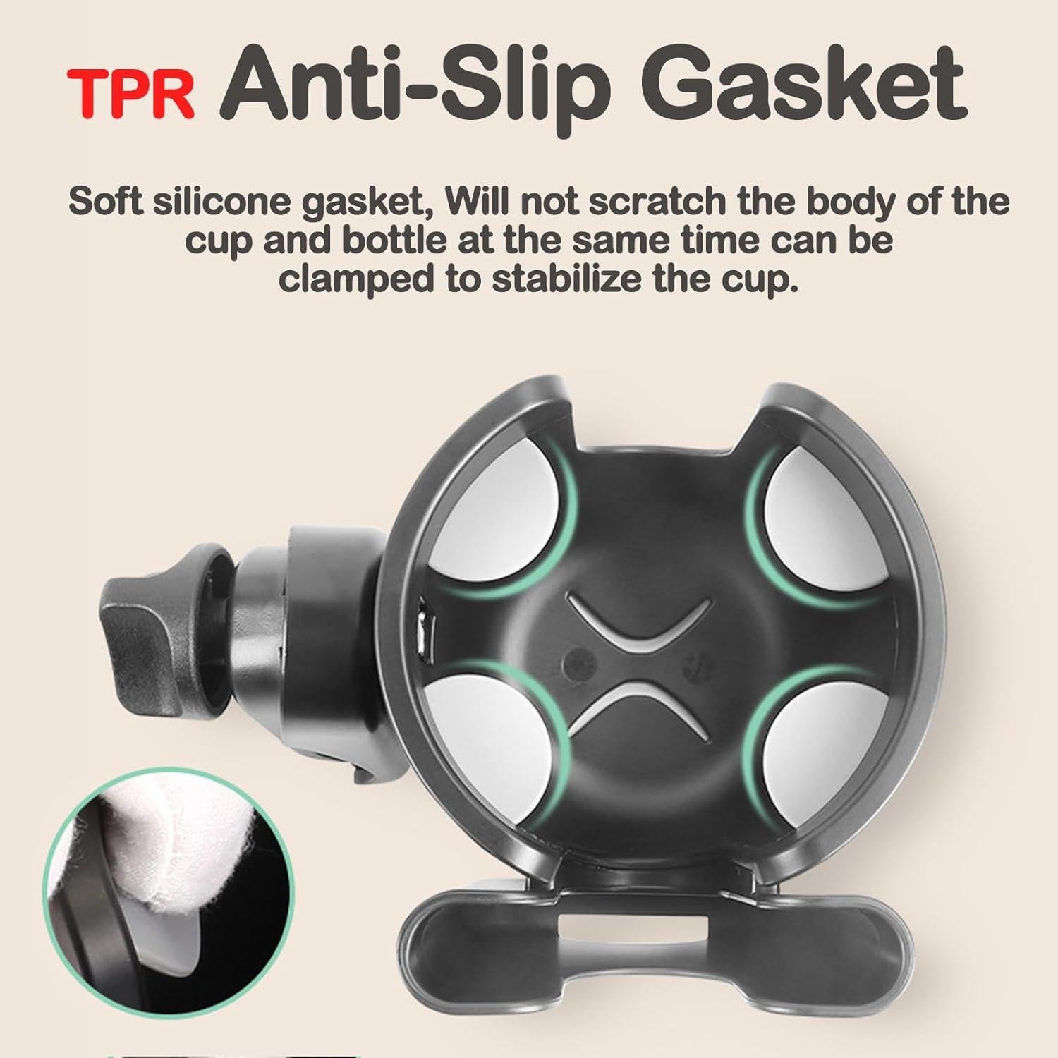 Soporte para Taza y Teléfono Elecphbo 2 en 1 Universal