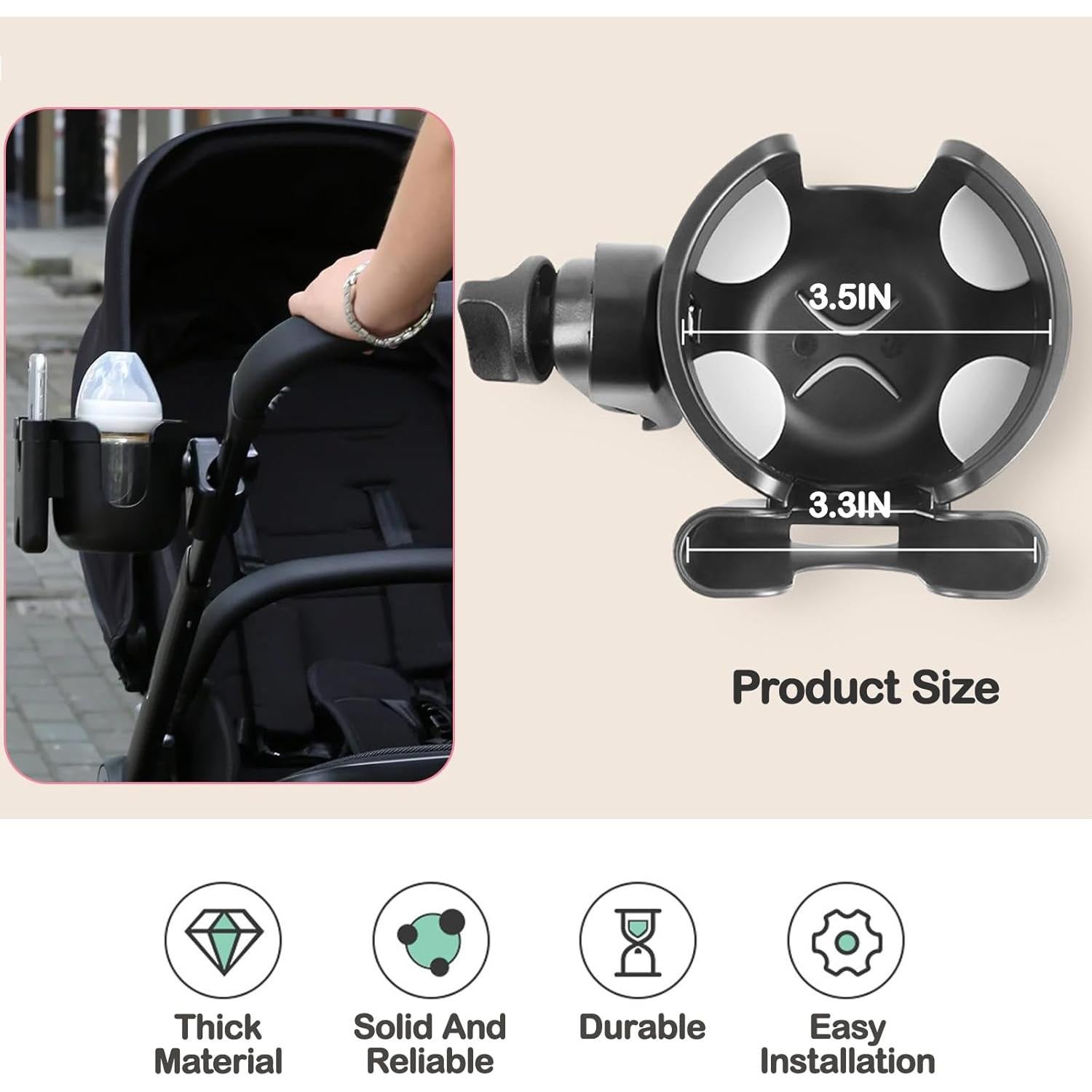 Soporte para Taza y Teléfono Elecphbo 2 en 1 Universal