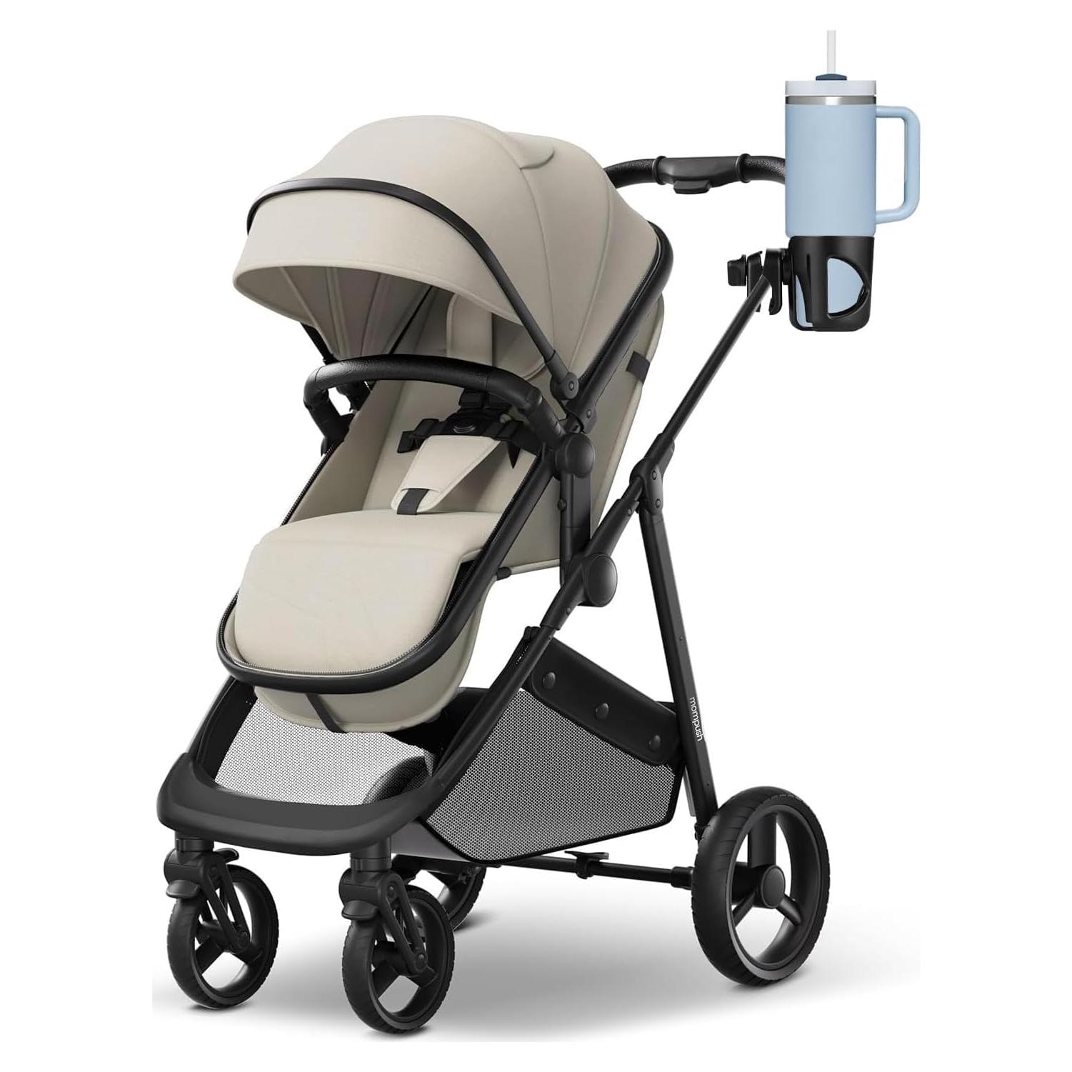 Soporte para Tazas Mompush Sea n Sip - Negro, 360° Rotación