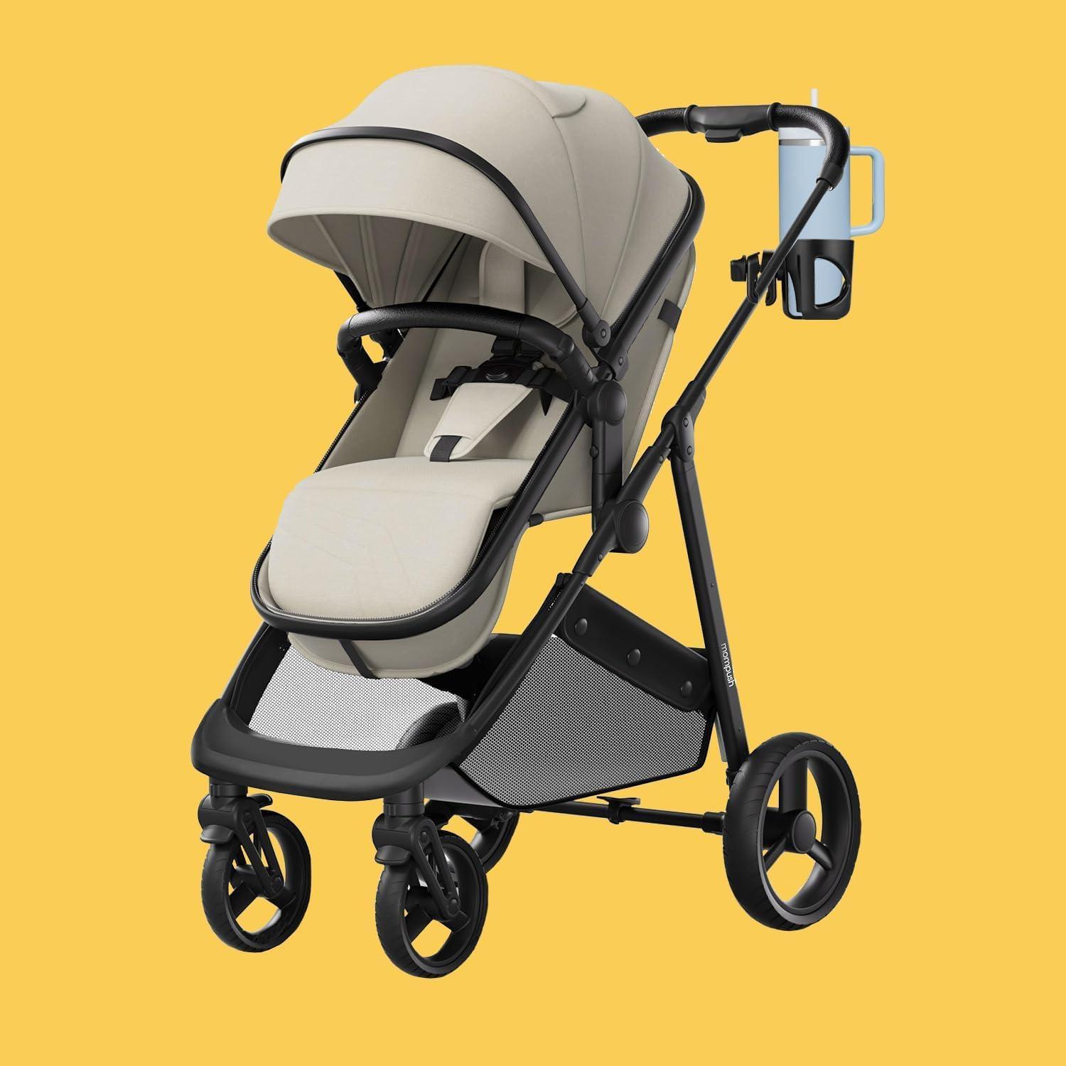 Soporte para Tazas Mompush Sea n Sip - Negro, 360° Rotación