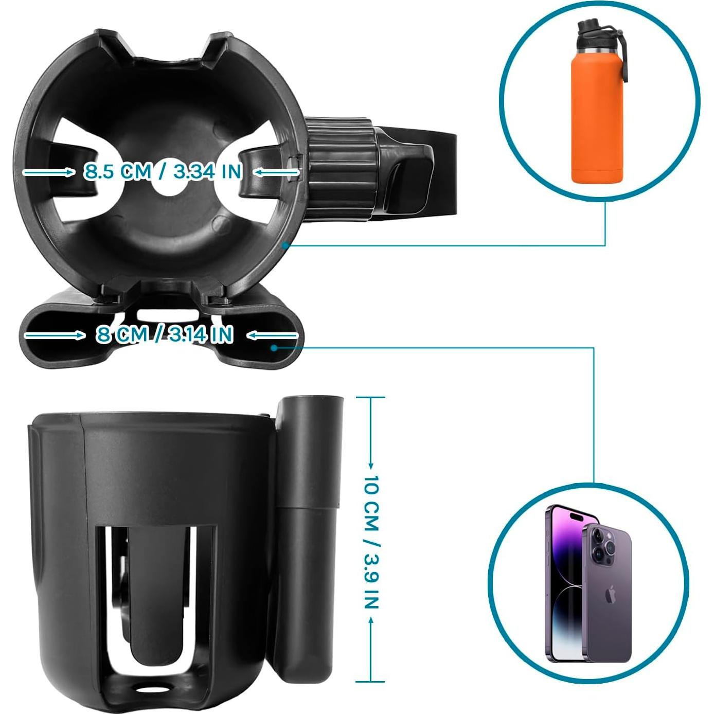 Soporte para Botella y Teléfono de Bicicleta Vorregenweiss