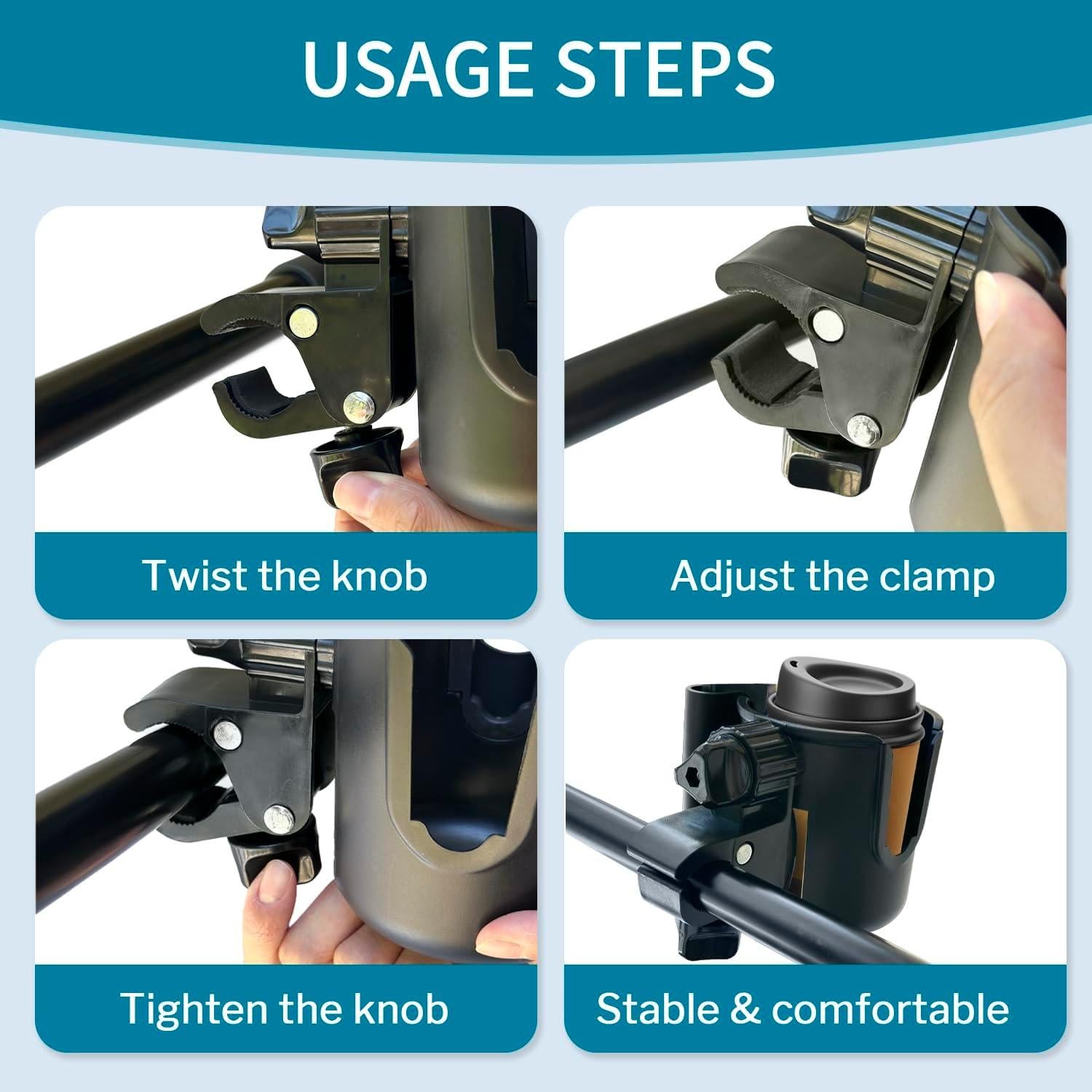 Soporte para Botella y Teléfono de Bicicleta Vorregenweiss