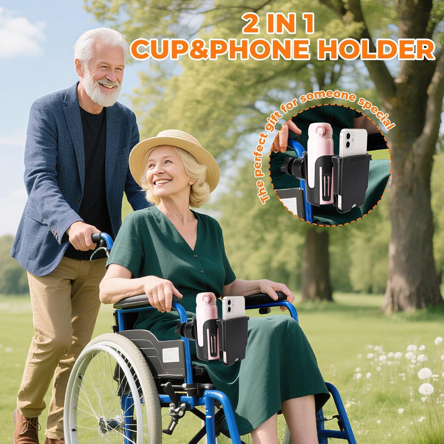 Soporte para Taza y Teléfono FOSUNKER 2 en 1 Ajustable