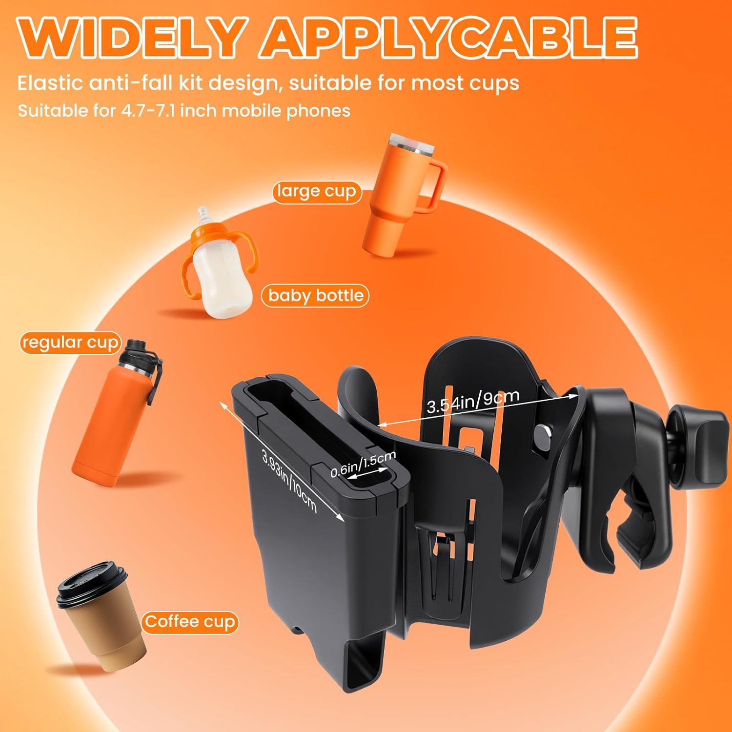 Soporte para Taza y Teléfono FOSUNKER 2 en 1 Ajustable