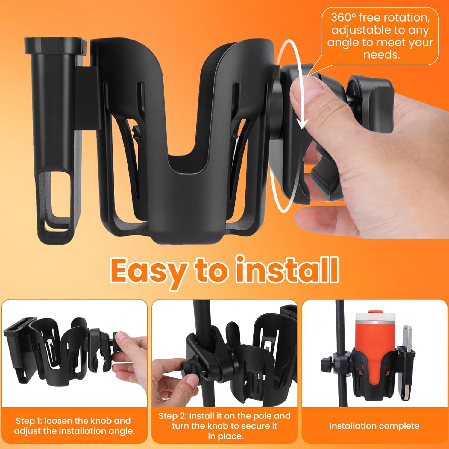 Soporte para Taza y Teléfono FOSUNKER 2 en 1 Ajustable