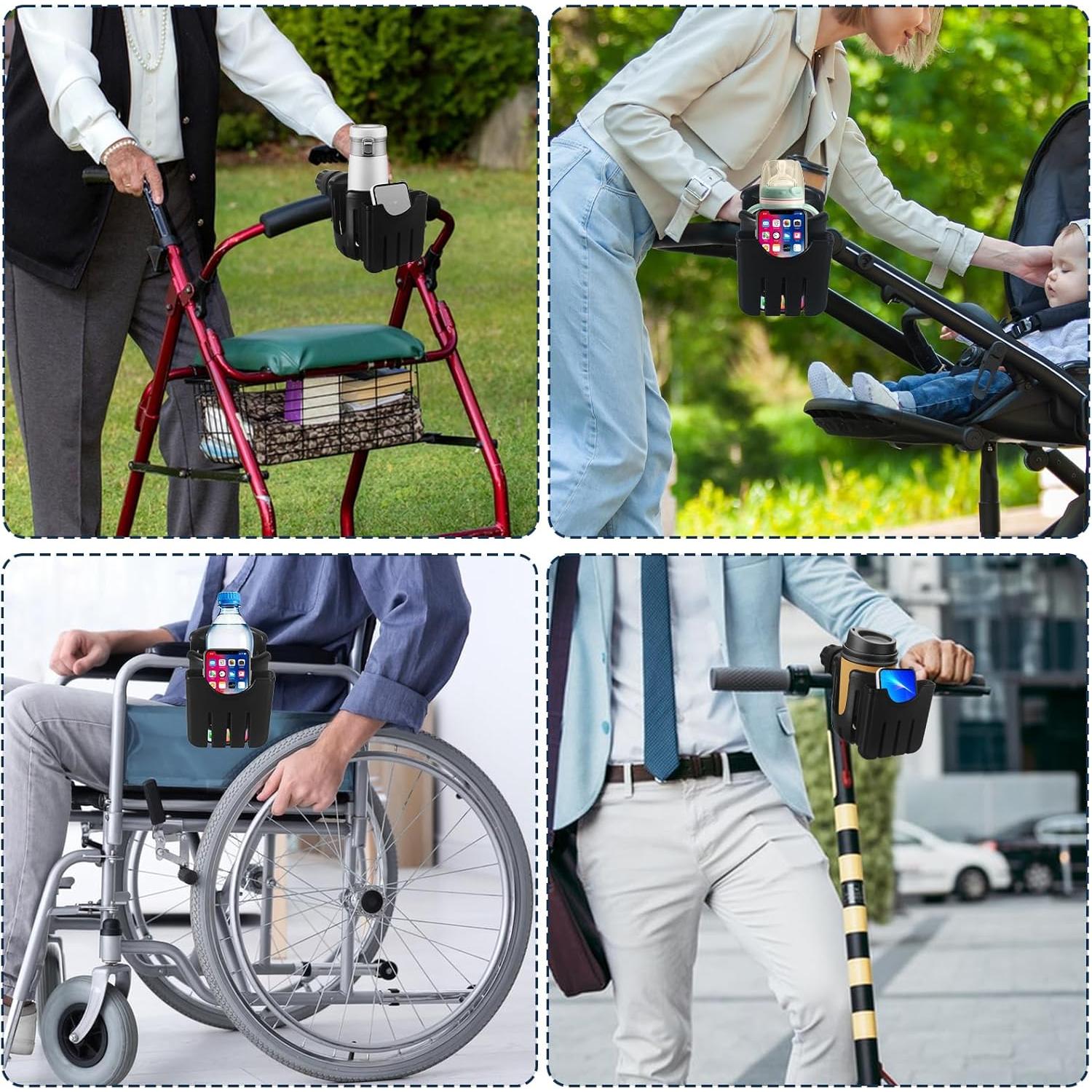 Soporte para Taza y Teléfono Runhike CDM-RCHFRW Negro