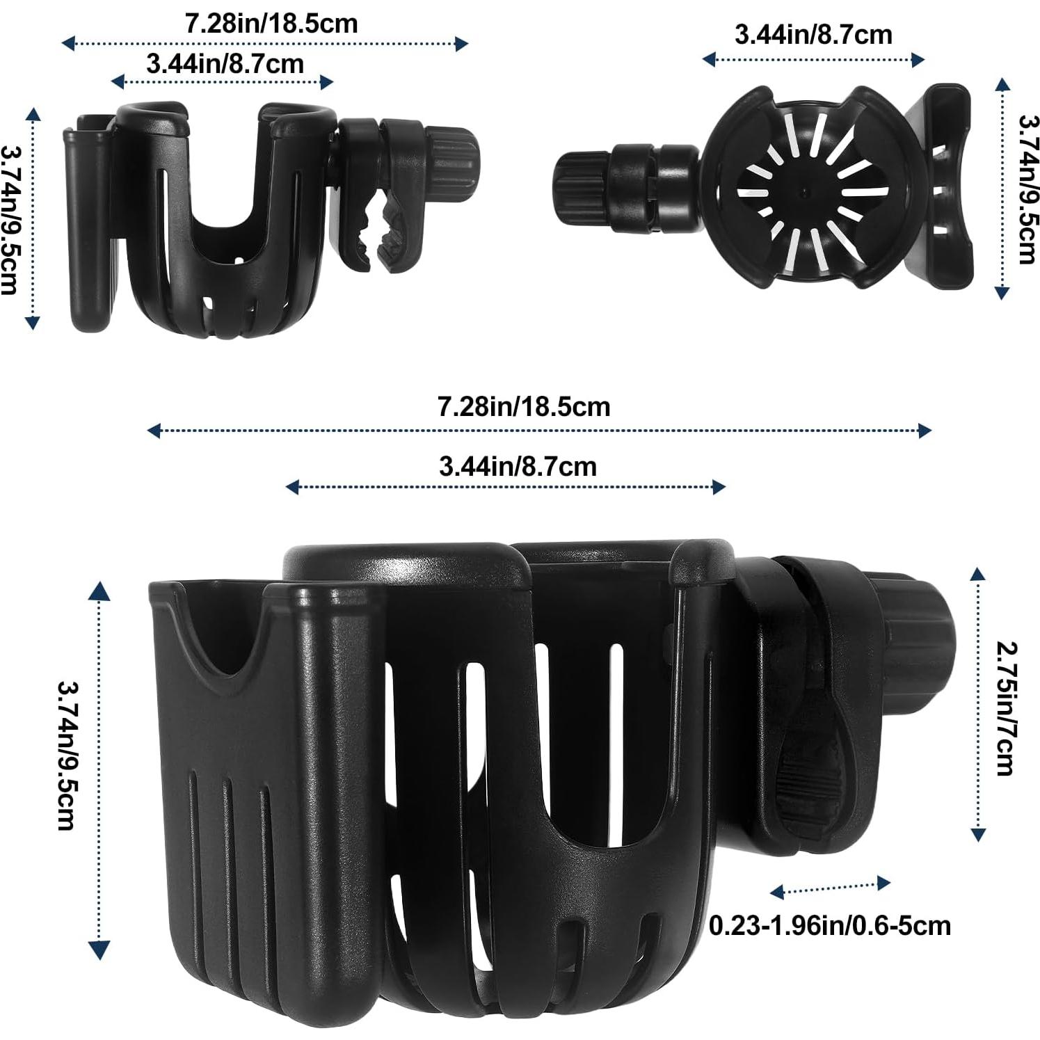 Soporte para Taza y Teléfono Runhike CDM-RCHFRW Negro