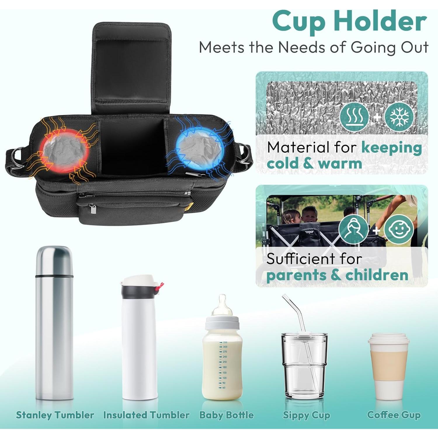 Consola para Padres Boffinby Poc-2, Organizador de Carro de Paseo