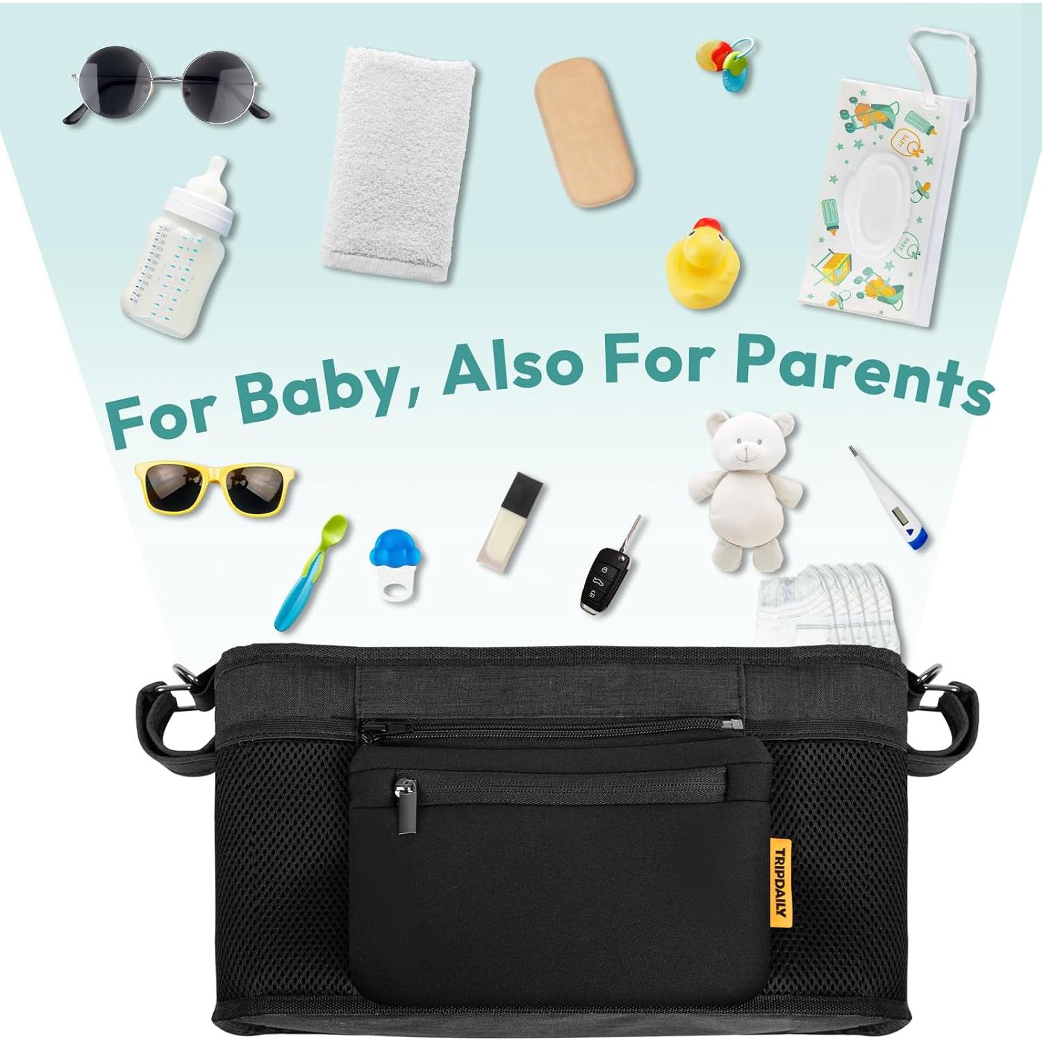 Consola para Padres Boffinby Poc-2, Organizador de Carro de Paseo