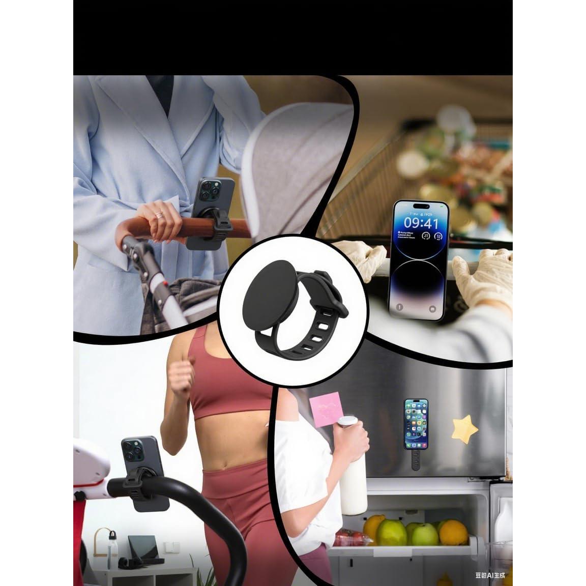 Soporte Universal para Teléfono de Carrito Longomat Negro