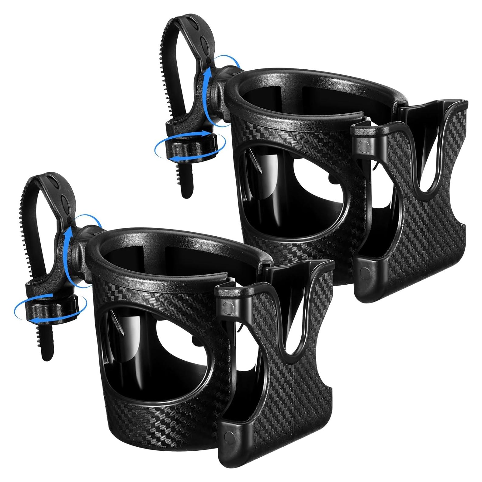 Soporte para Tazas de Carro de Golf Wonderjune 2 en 1 Negro