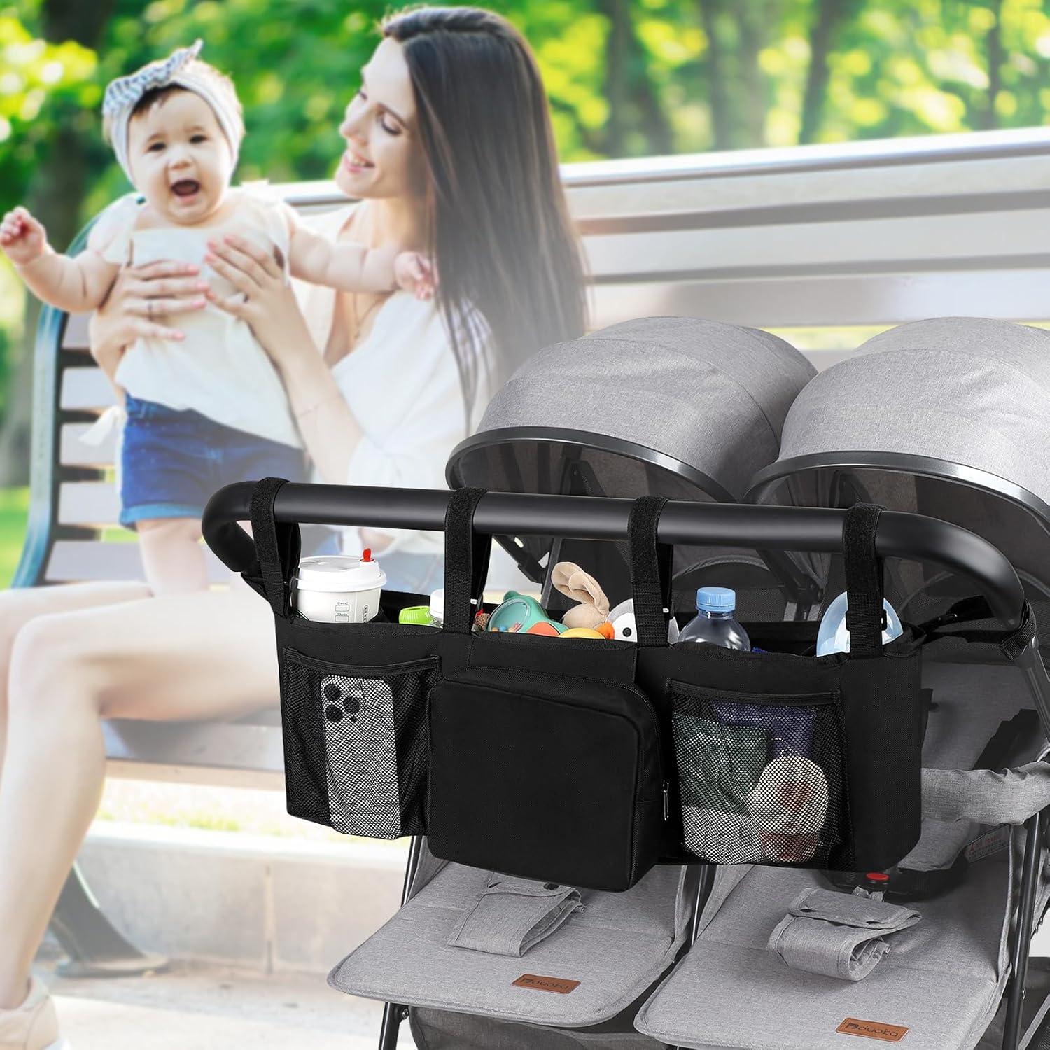 Organizador Doble Accmor para Carriola Bob Duallie y Baby Jogger