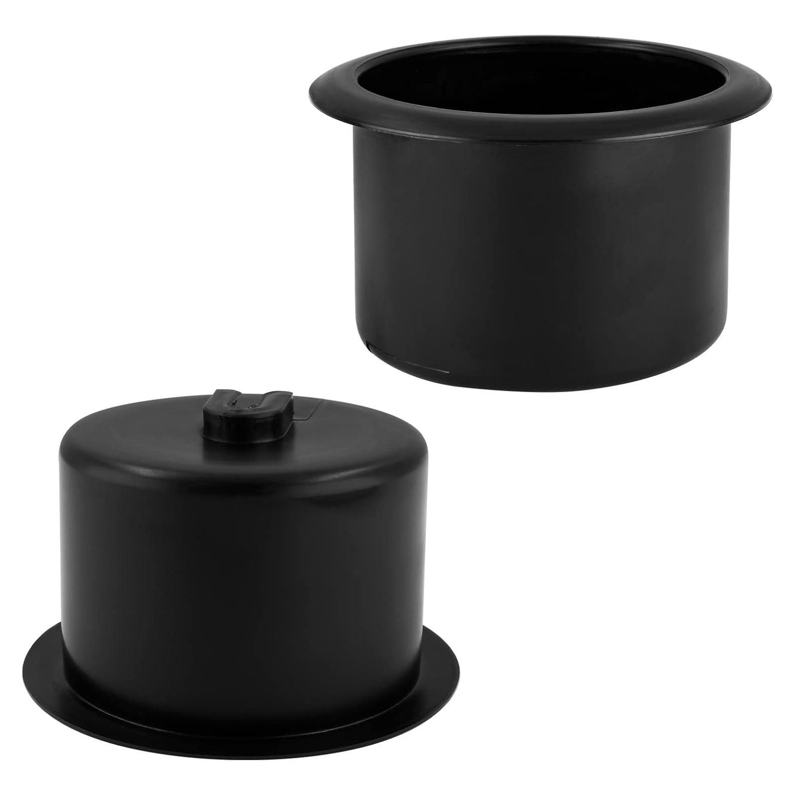 Portavasos Waziaqoc 2PCS para Silla y Coche, 86mm Negro