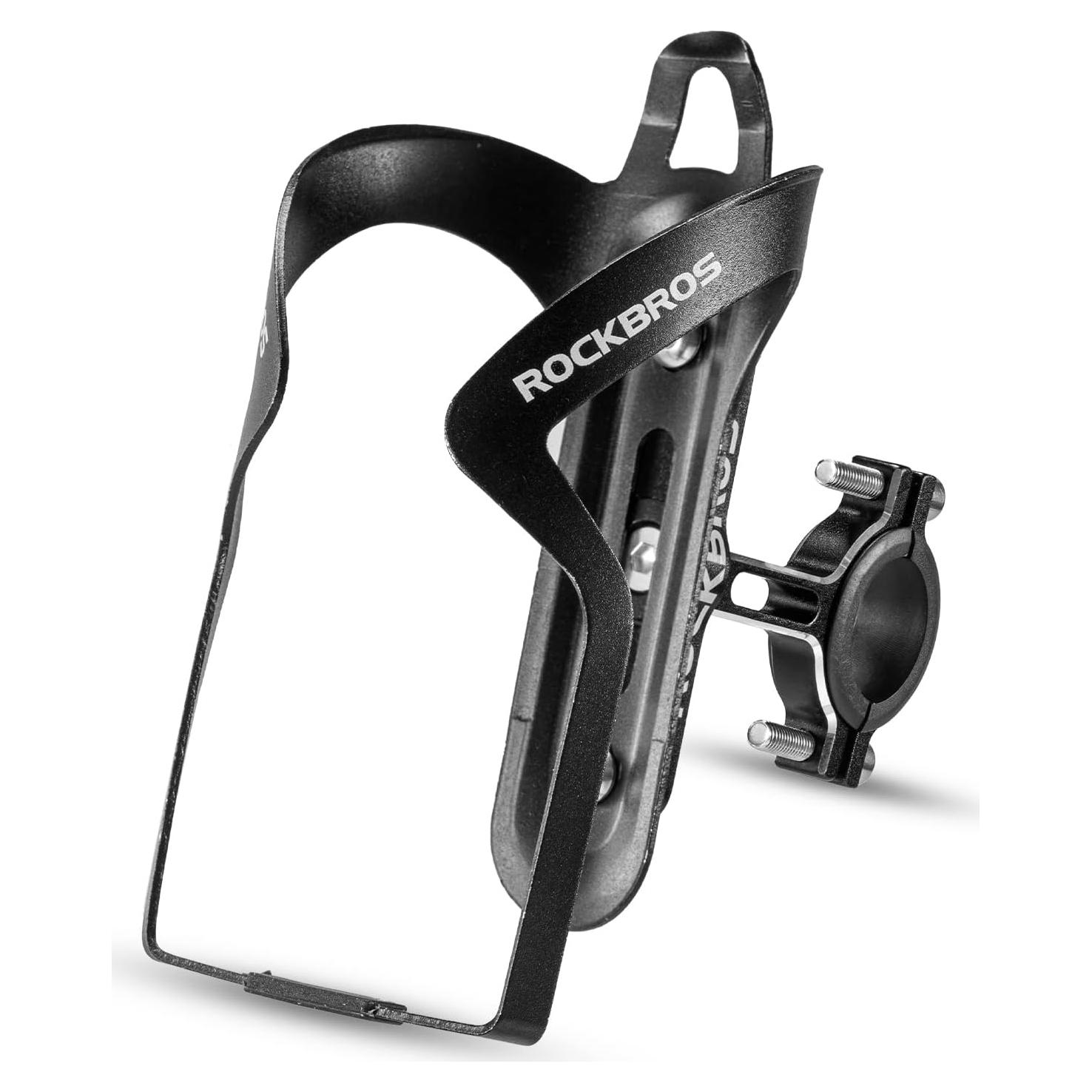 Soporte para Taza y Botella ROCKBROS, Aluminio Negro, Universal