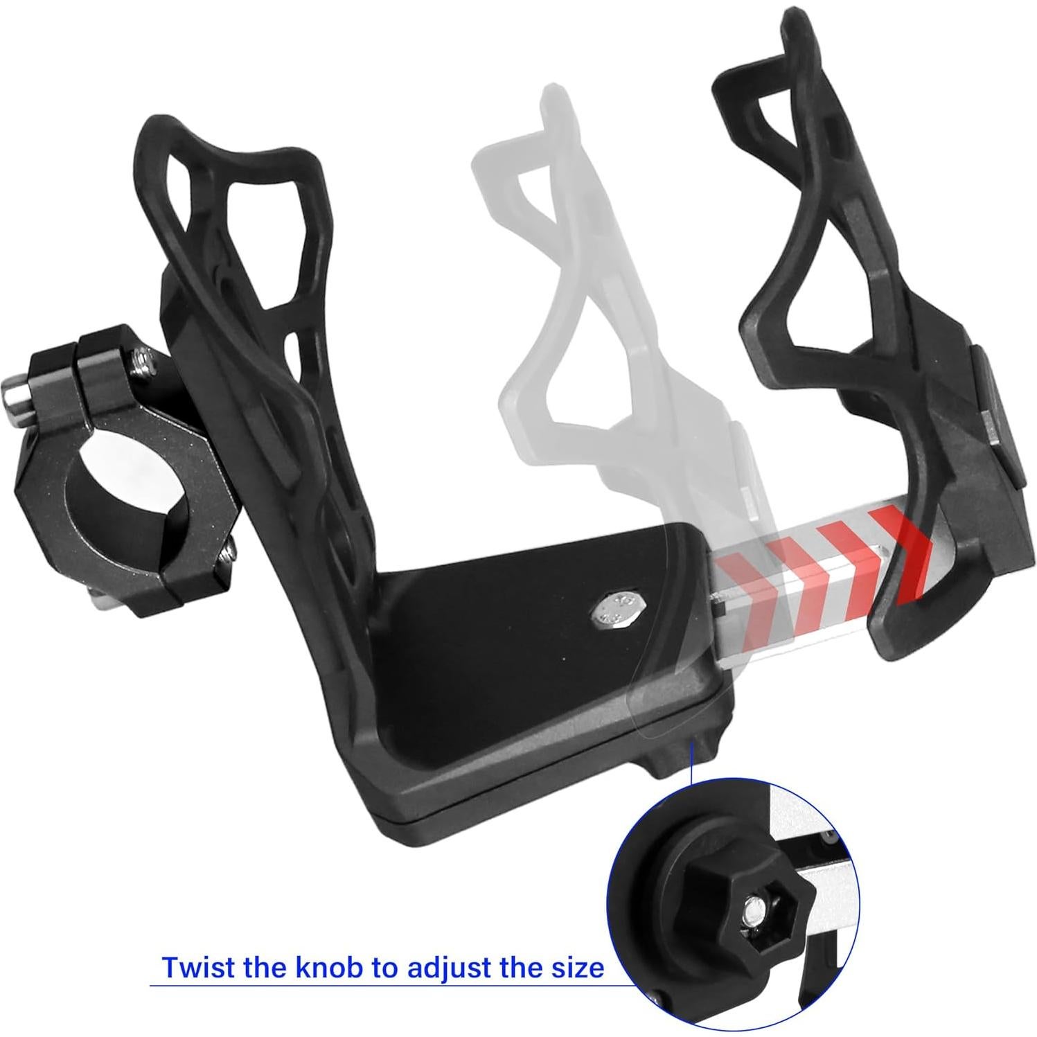 Soporte para Taza Antirrobo TorqueVance SBJ Ajustable Negro