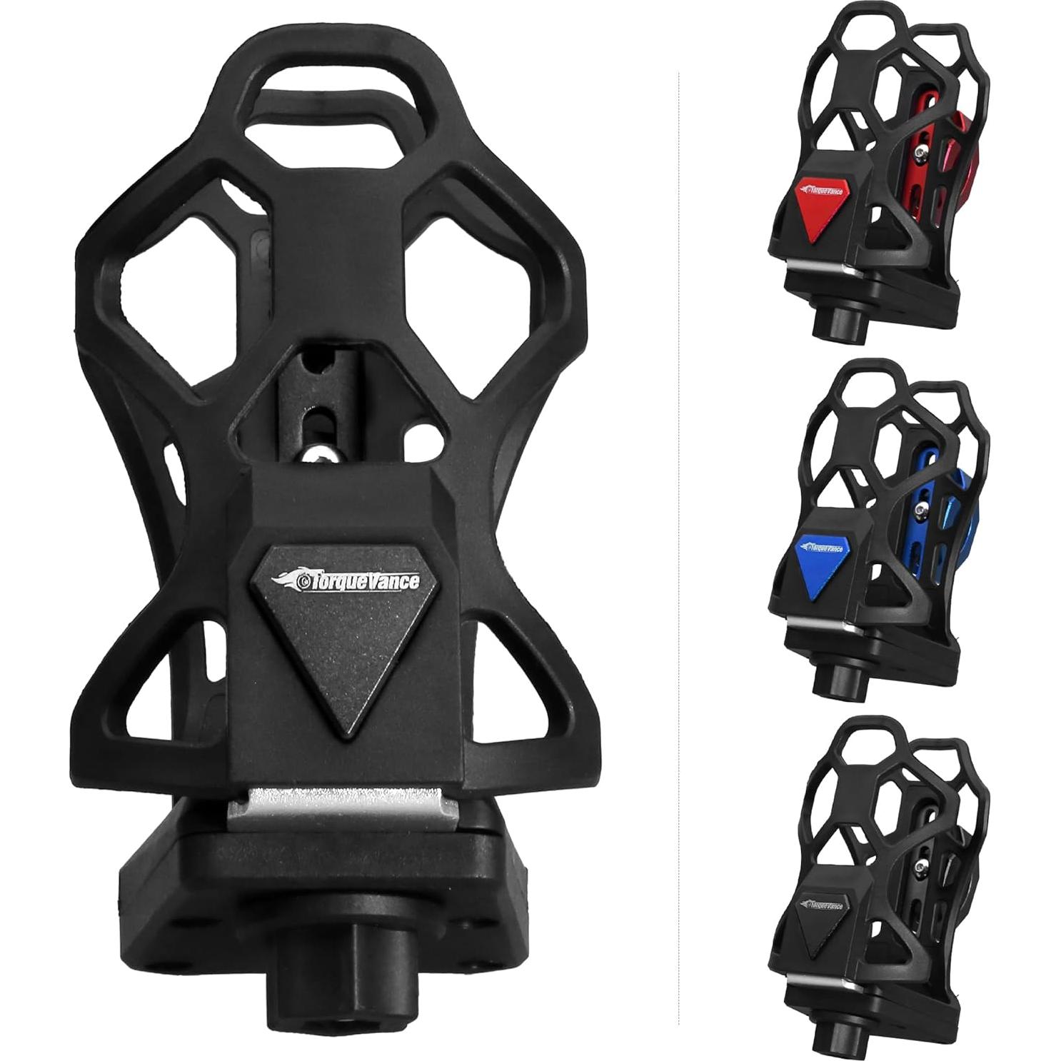 Soporte para Taza Antirrobo TorqueVance SBJ Ajustable Negro