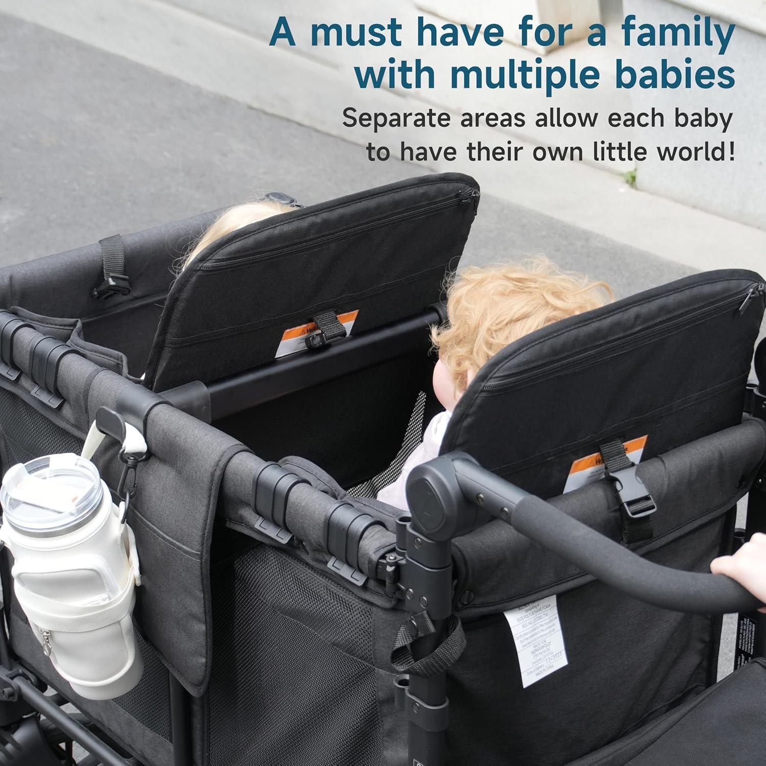 Barra de Soporte y Bandeja de Snack VIOTIIN para Carro de Paseo