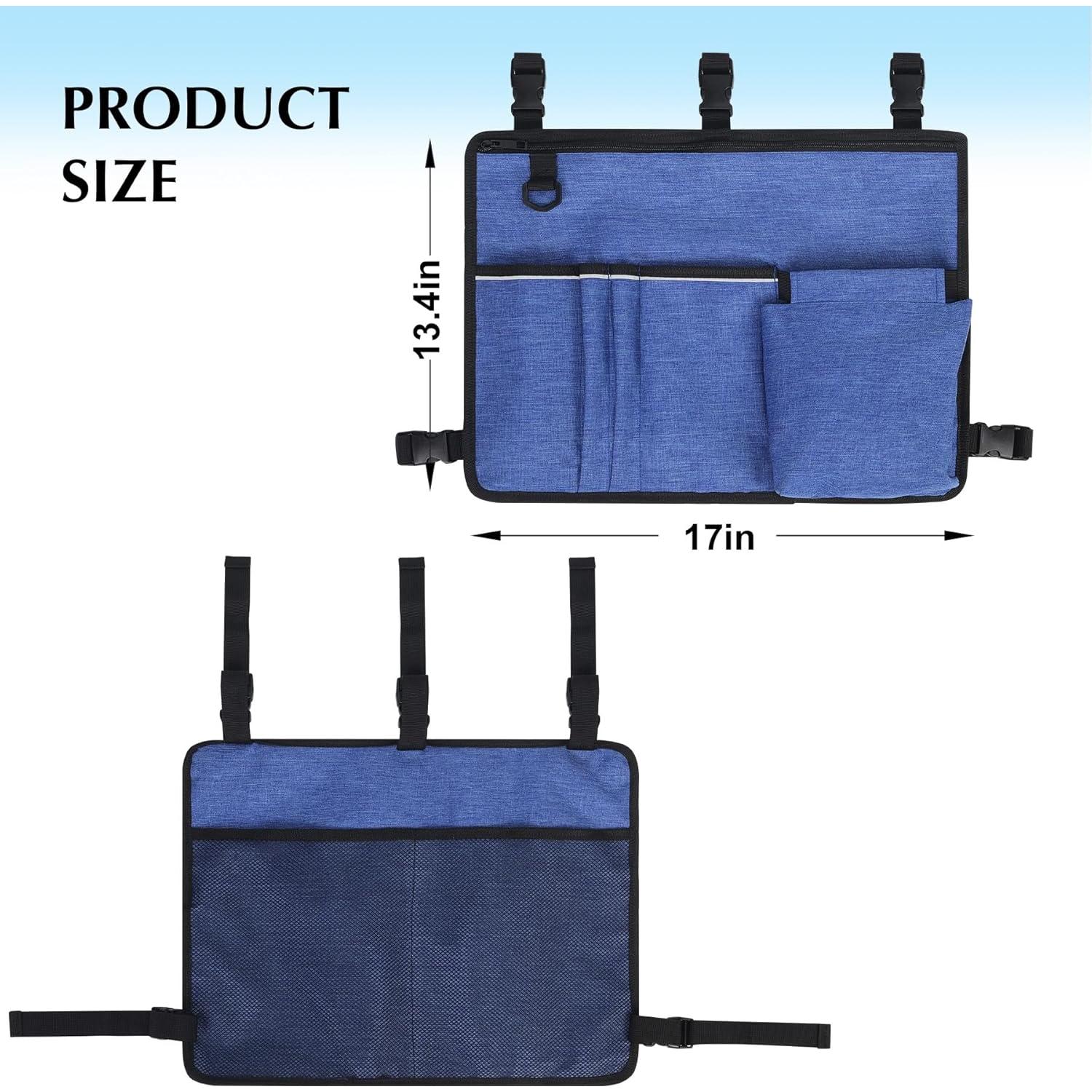 Bolsa para Andador Plegable CLEKEGBAG Azul con Soporte